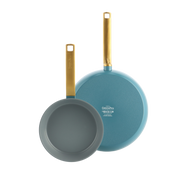 Set de poêles Evolution Sky bleu en 2 pièces (20 + 28 cm)