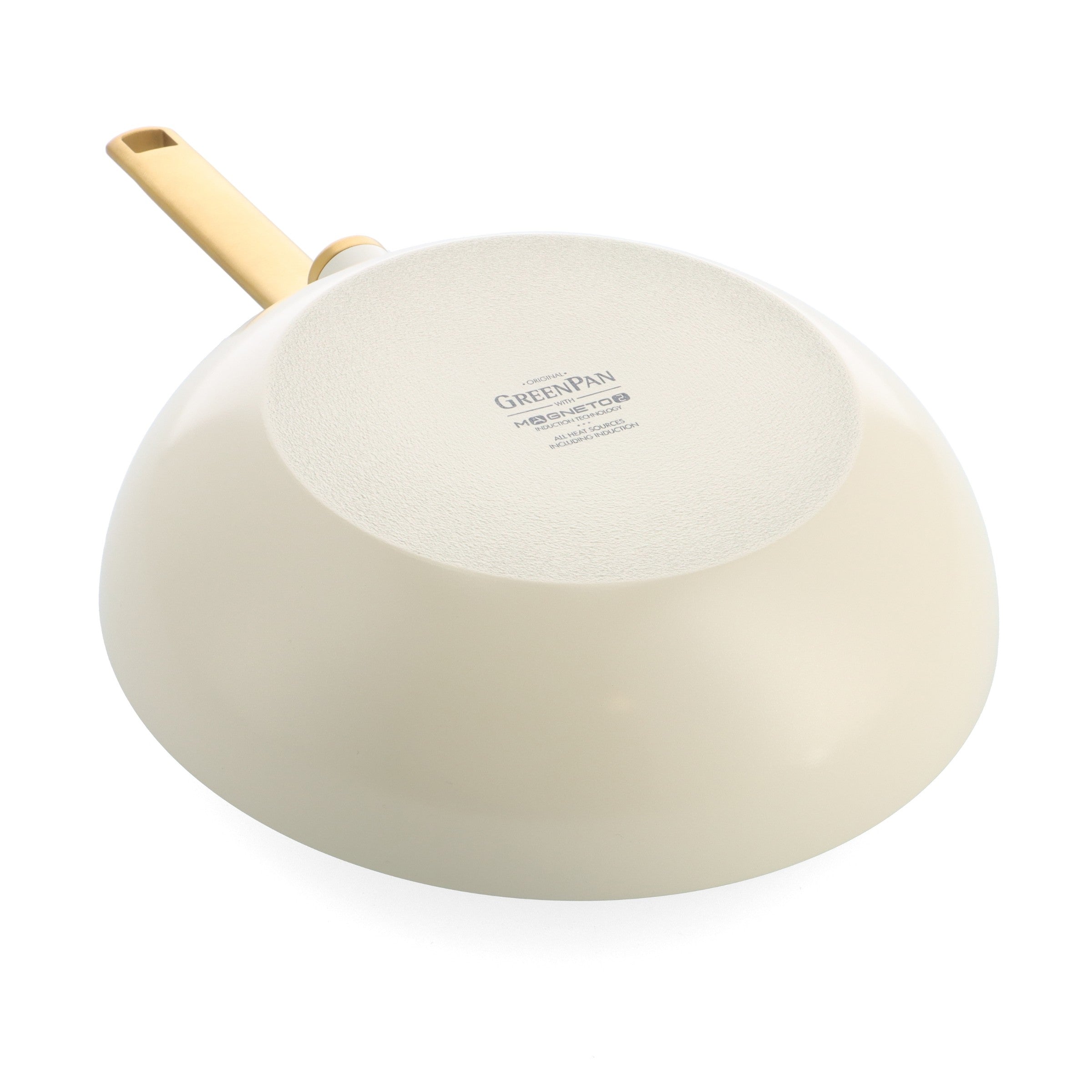 Evolution Cream 2-delige Braadpannenset + Wok