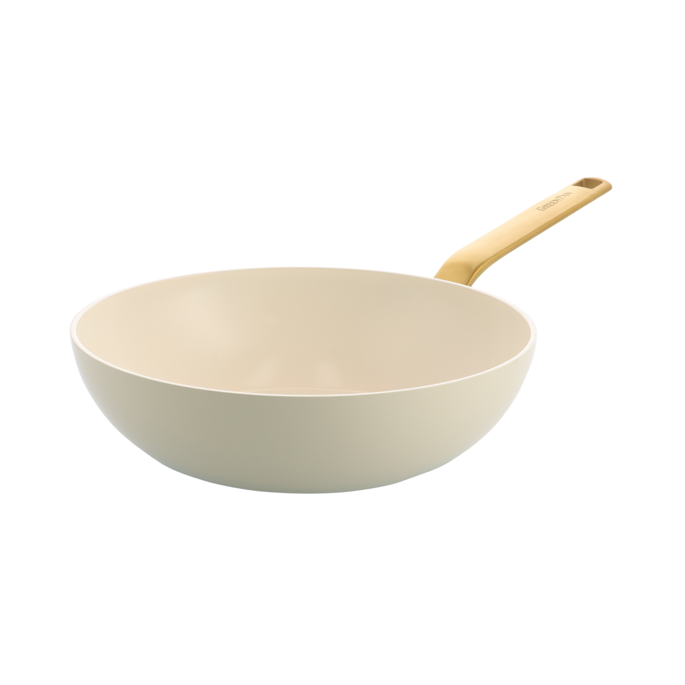 Evolution Cream 2-delige Braadpannenset + Wok
