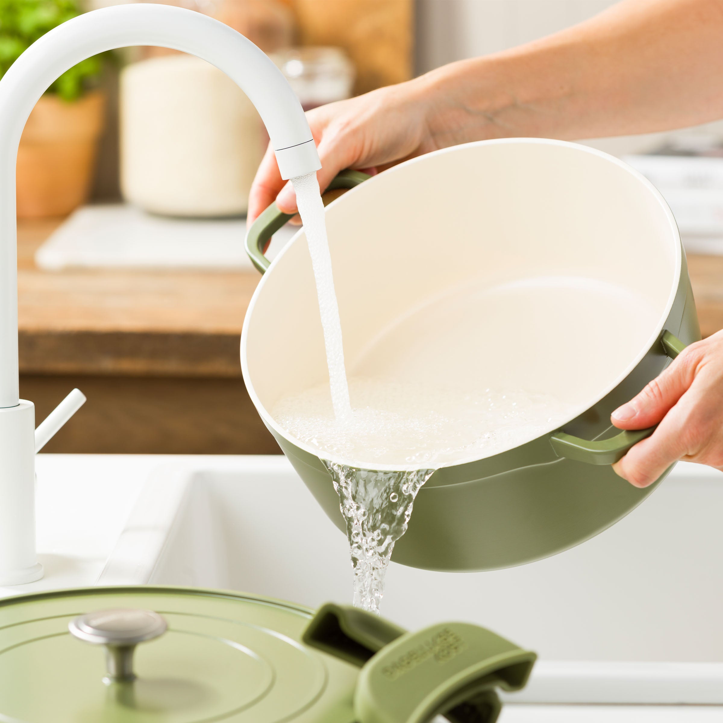 Dagelijkse kost stoofpot met deksel 26cm Matcha