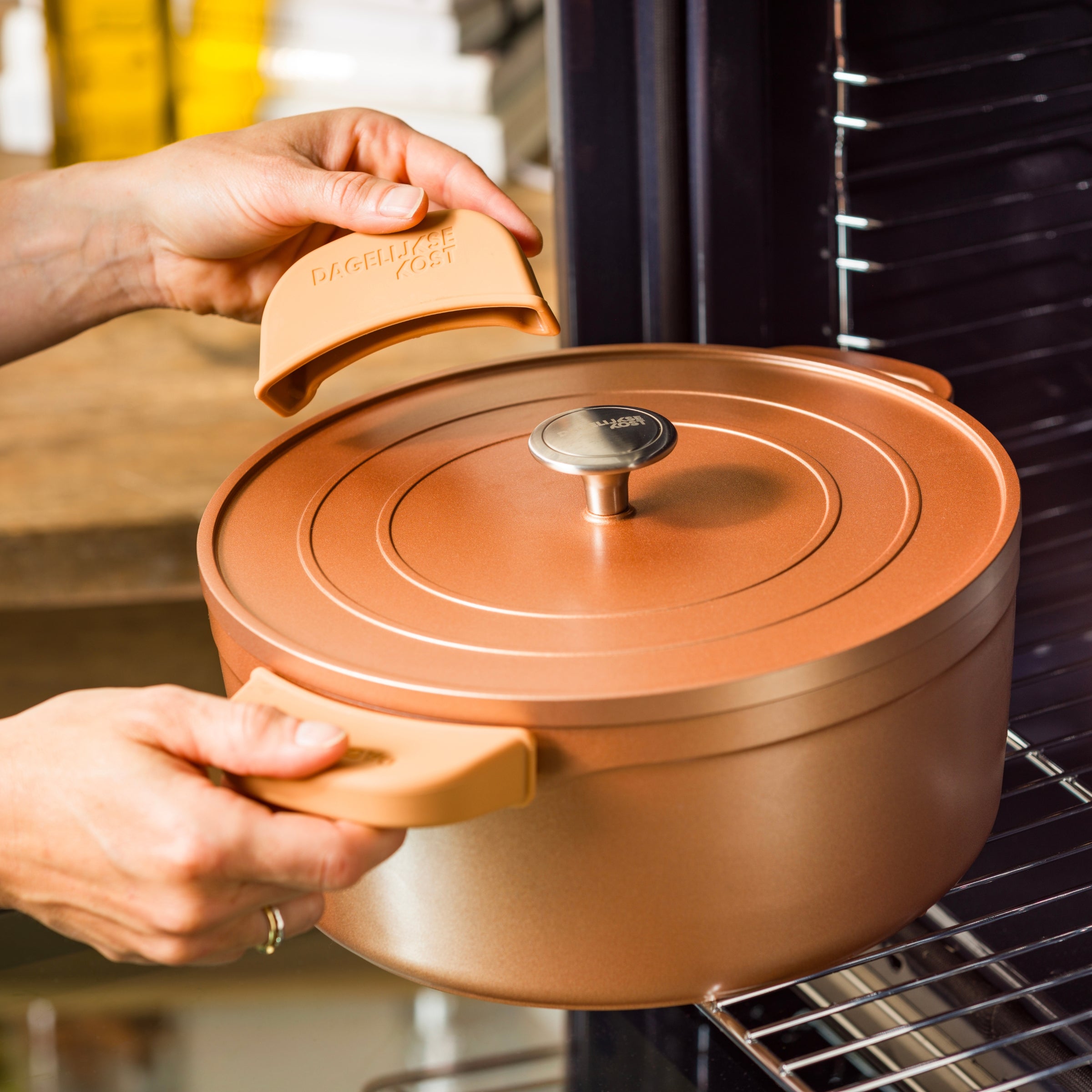 Dagelijkse kost stoofpot met deksel 26cm Koper
