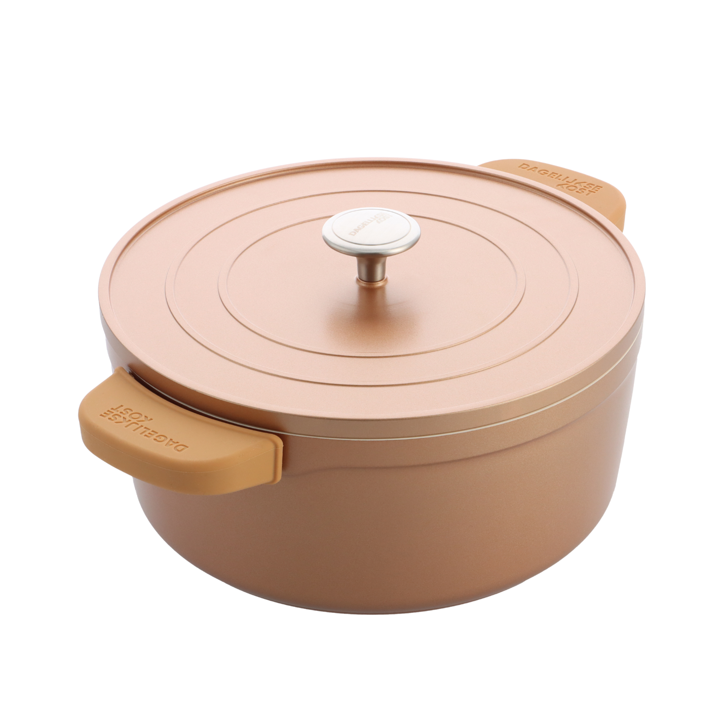 Dagelijkse kost stoofpot met deksel 26cm Koper