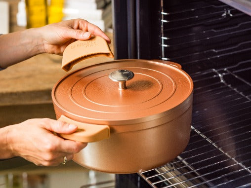 Dagelijkse kost stoofpot met deksel 26cm Koper