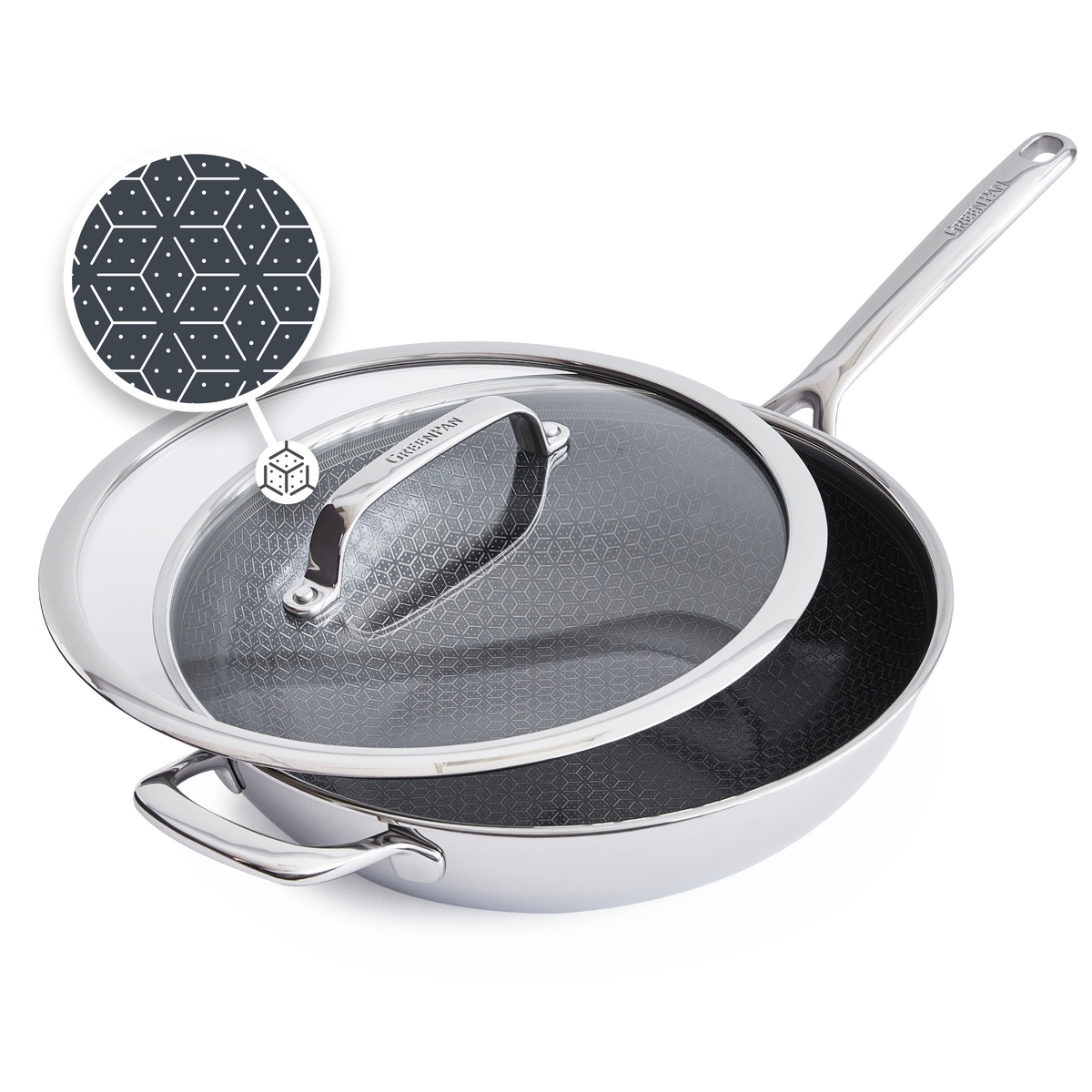 Spectra Hybride Wok 30cm Silver