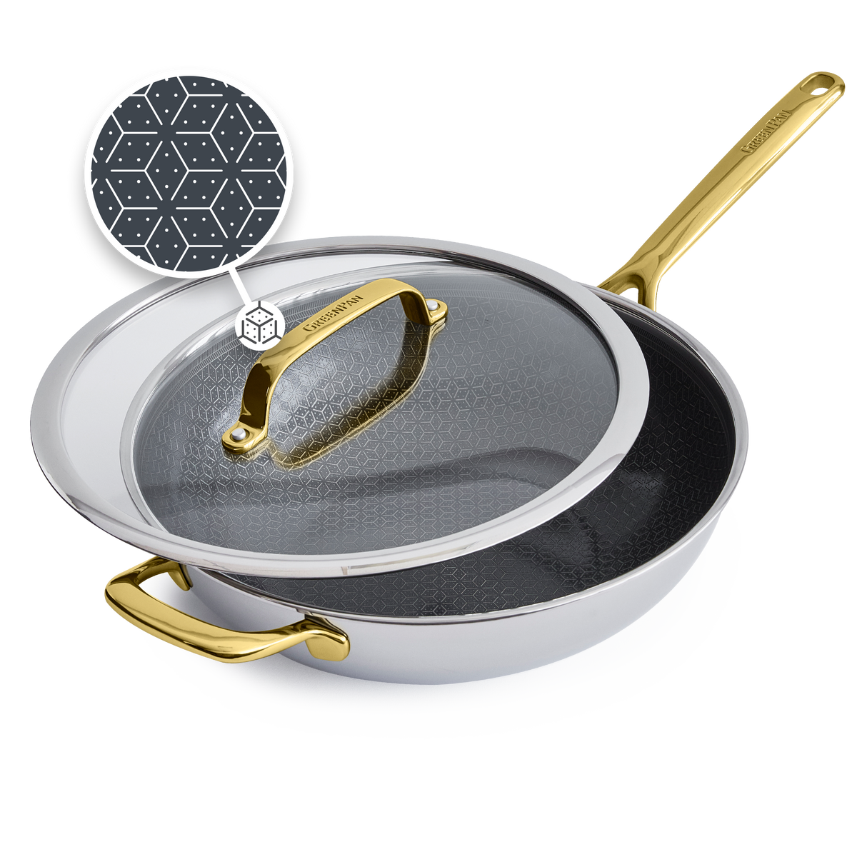 Spectra Hybride Wok 30cm Gold