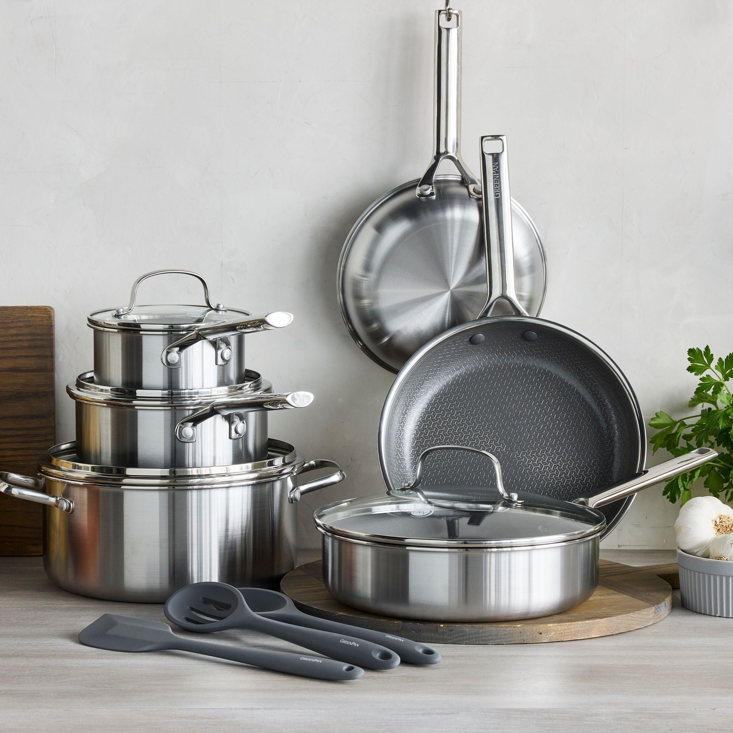 Apex Thermobond Hybrid Braadpan 24 cm 3-laags roestvrij staal voor perfecte resultaten