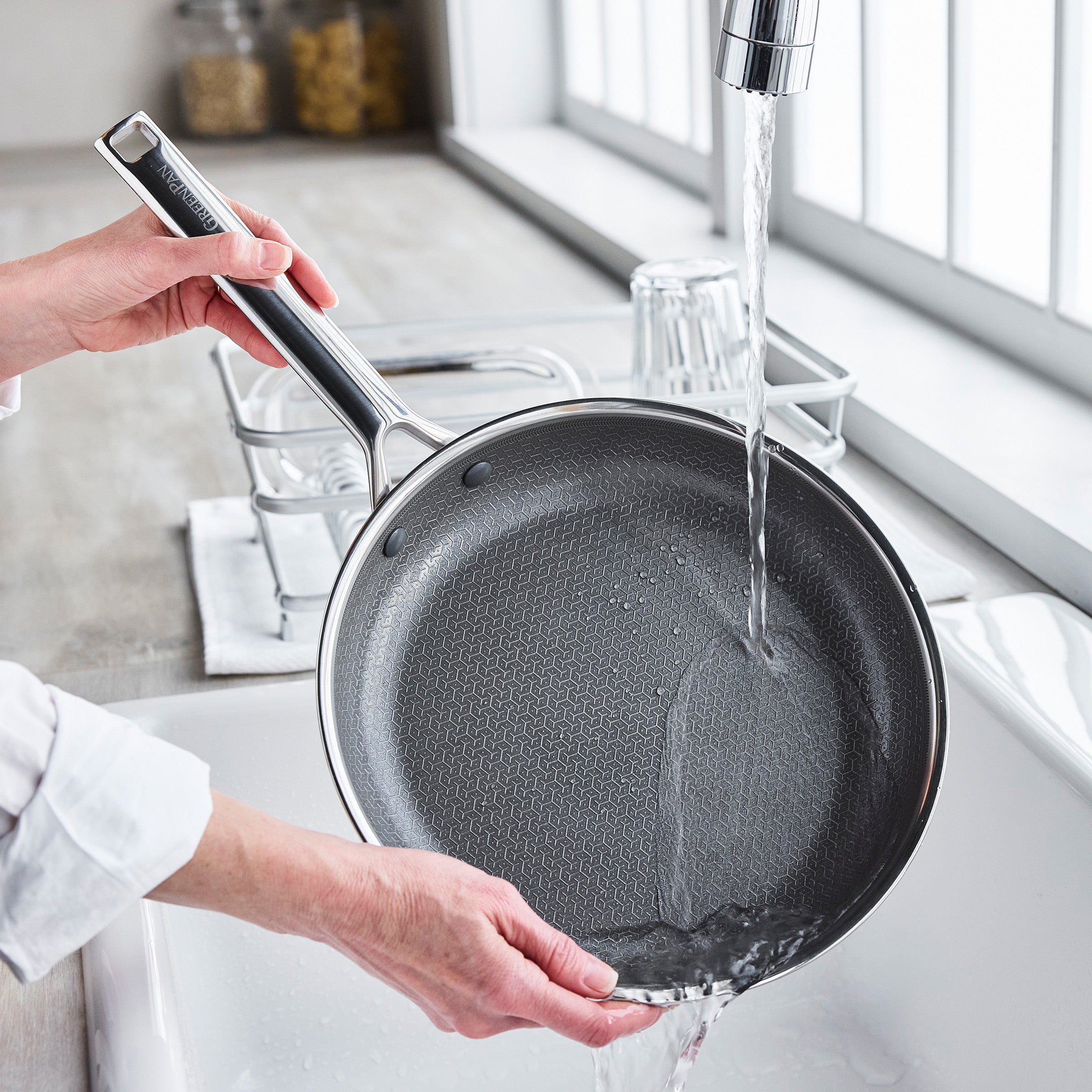 Apex Thermobond Hybrid Braadpan 28 cm 3-laags roestvrij staal voor perfecte resultaten