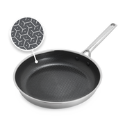 Apex Thermobond Hybrid Braadpan 28 cm 3-laags roestvrij staal voor perfecte resultaten