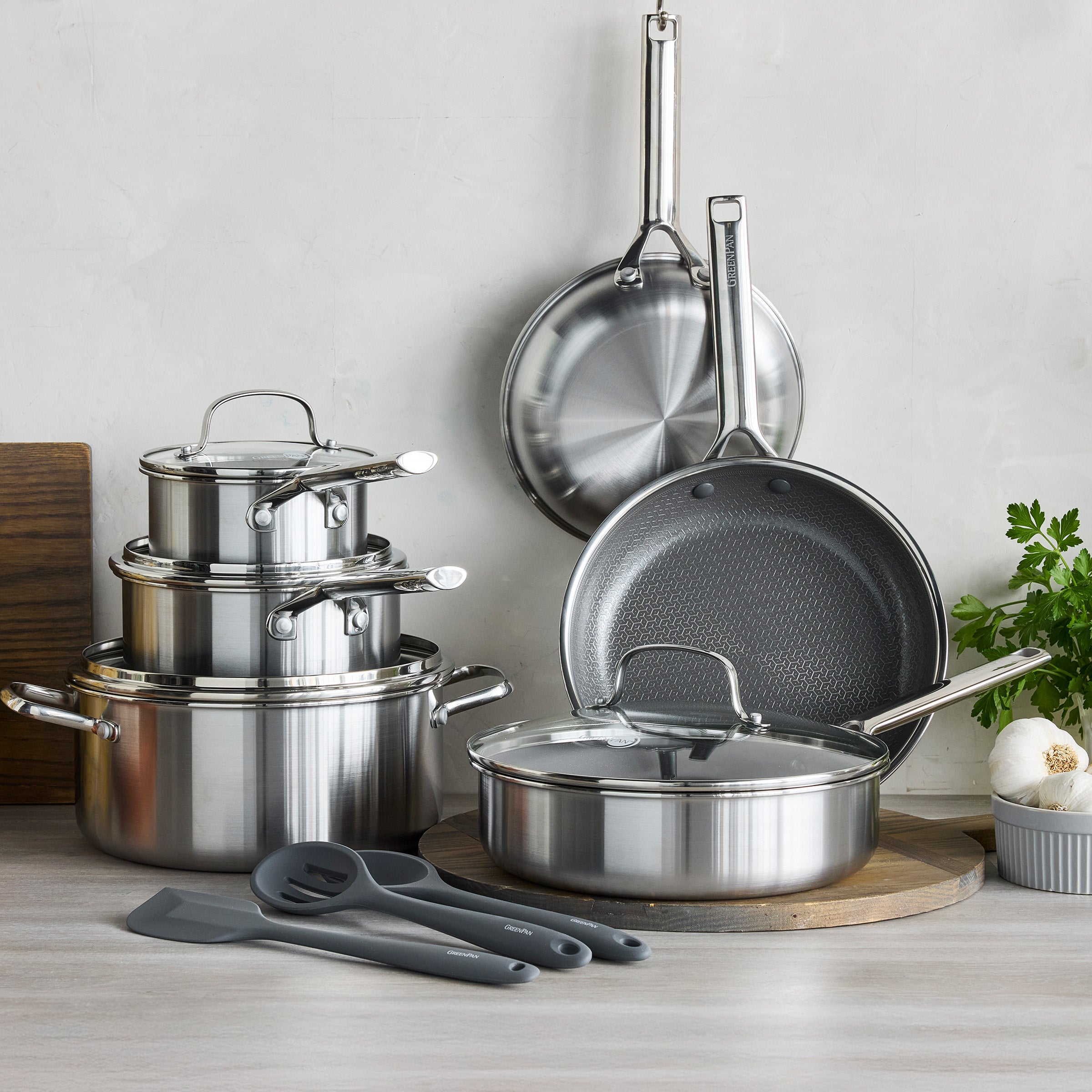 Apex Thermobond Hybrid 2-delige Braadpannenset