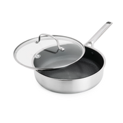 Apex Thermobond Hybrid Stoofpan 24 cm 3-laags roestvrij staal voor perfecte resultaten