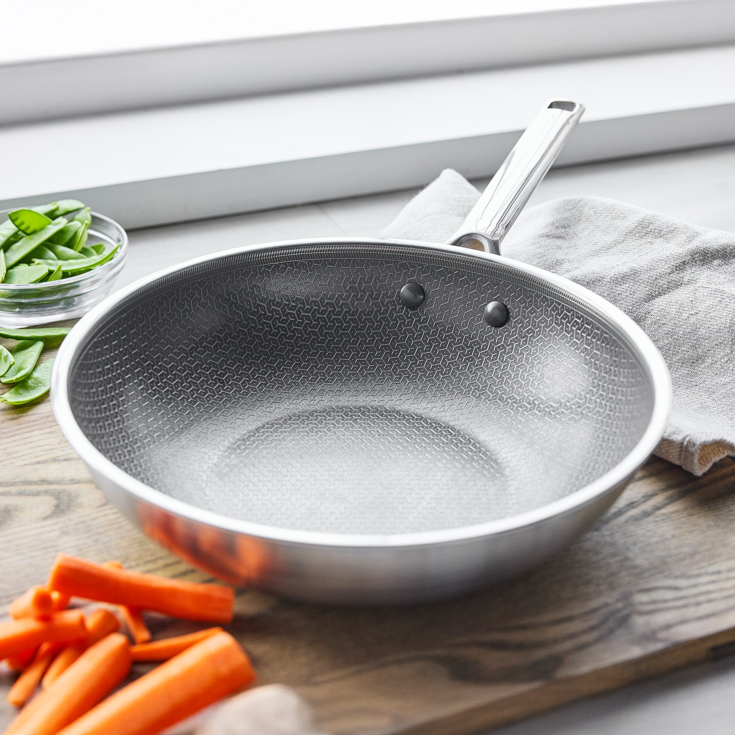 Apex Thermobond Hybrid 3-delige wok- en braadpannenset