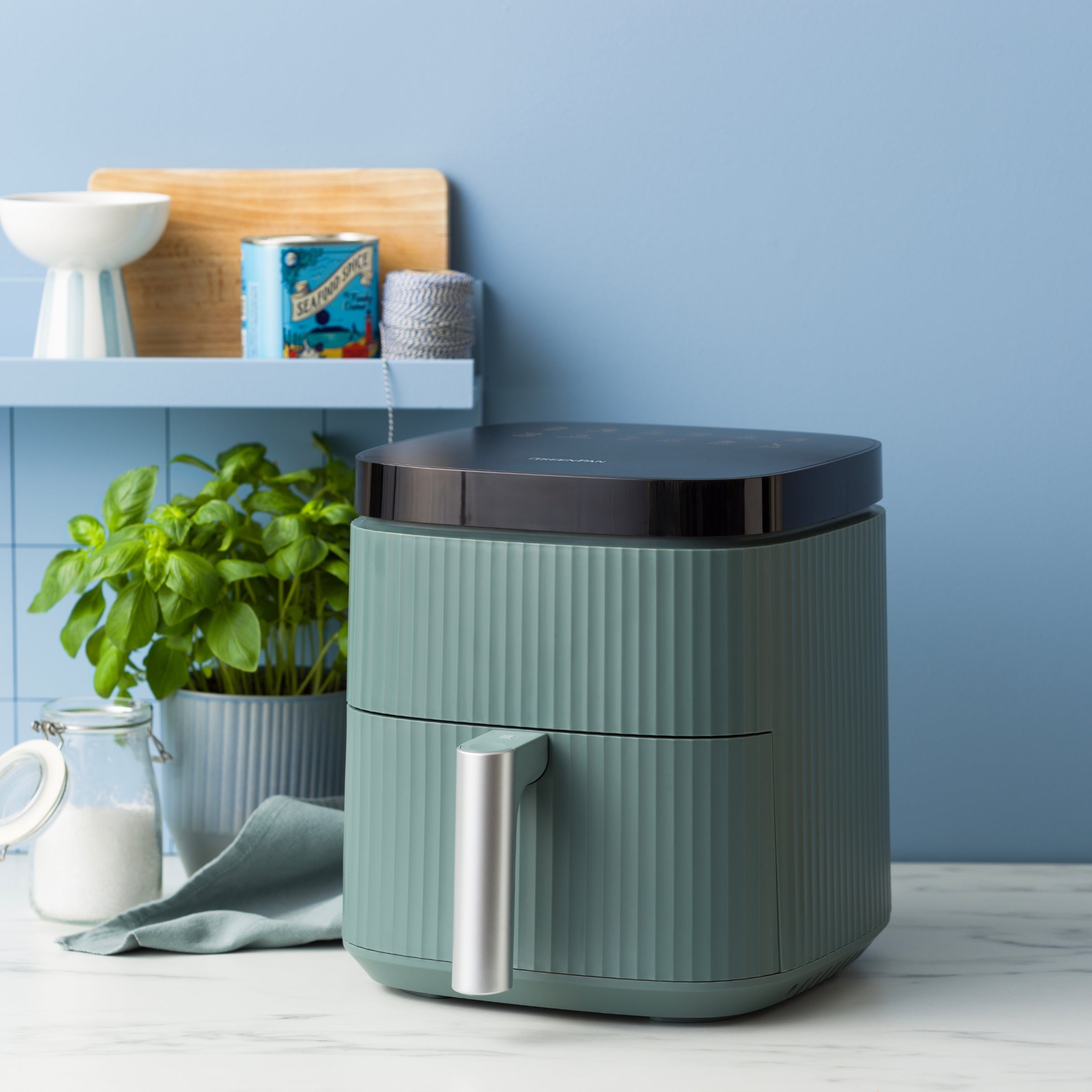 Silhouette XL Air Fryer 5L Smokey Blue