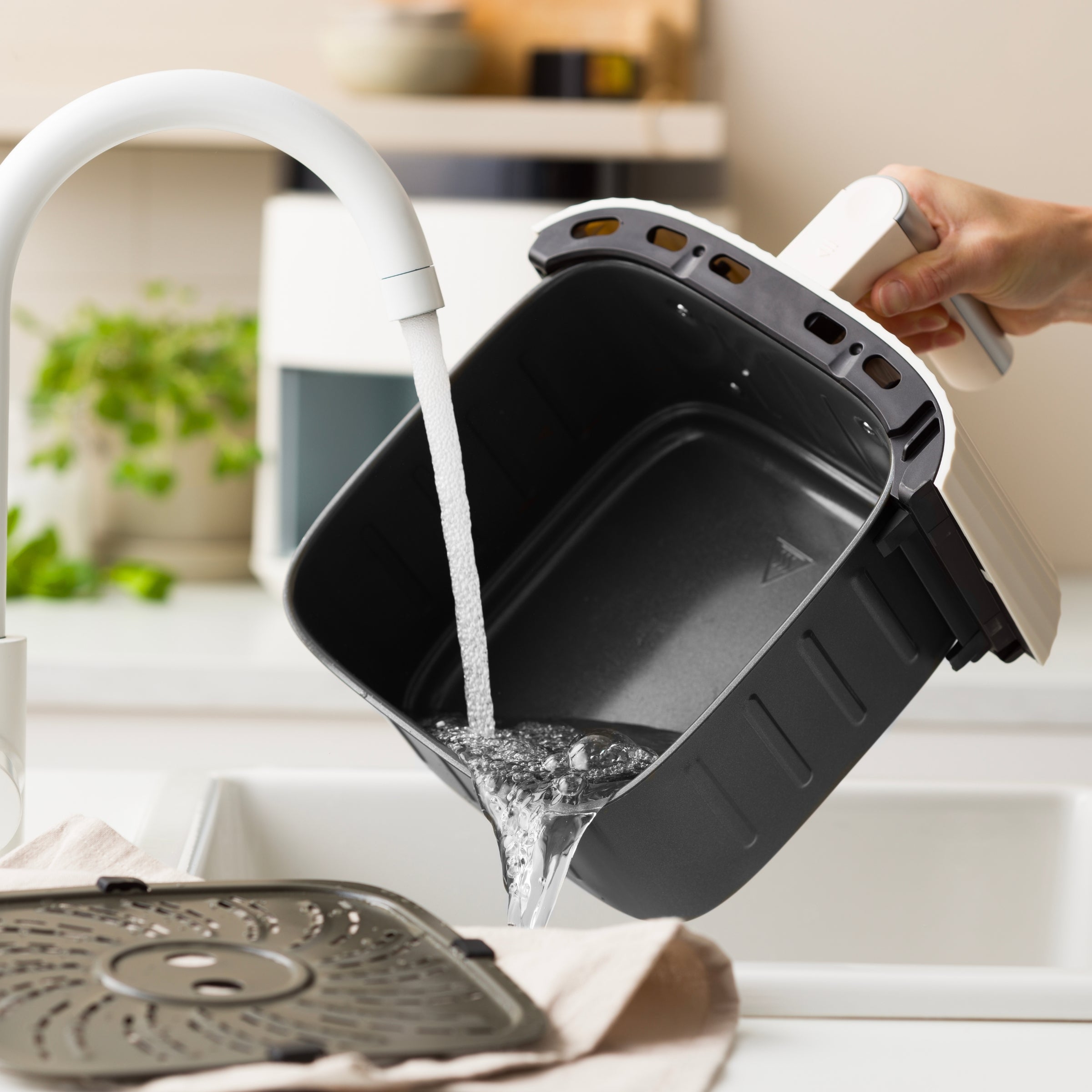 Silhouette XL Air Fryer 5L Cream