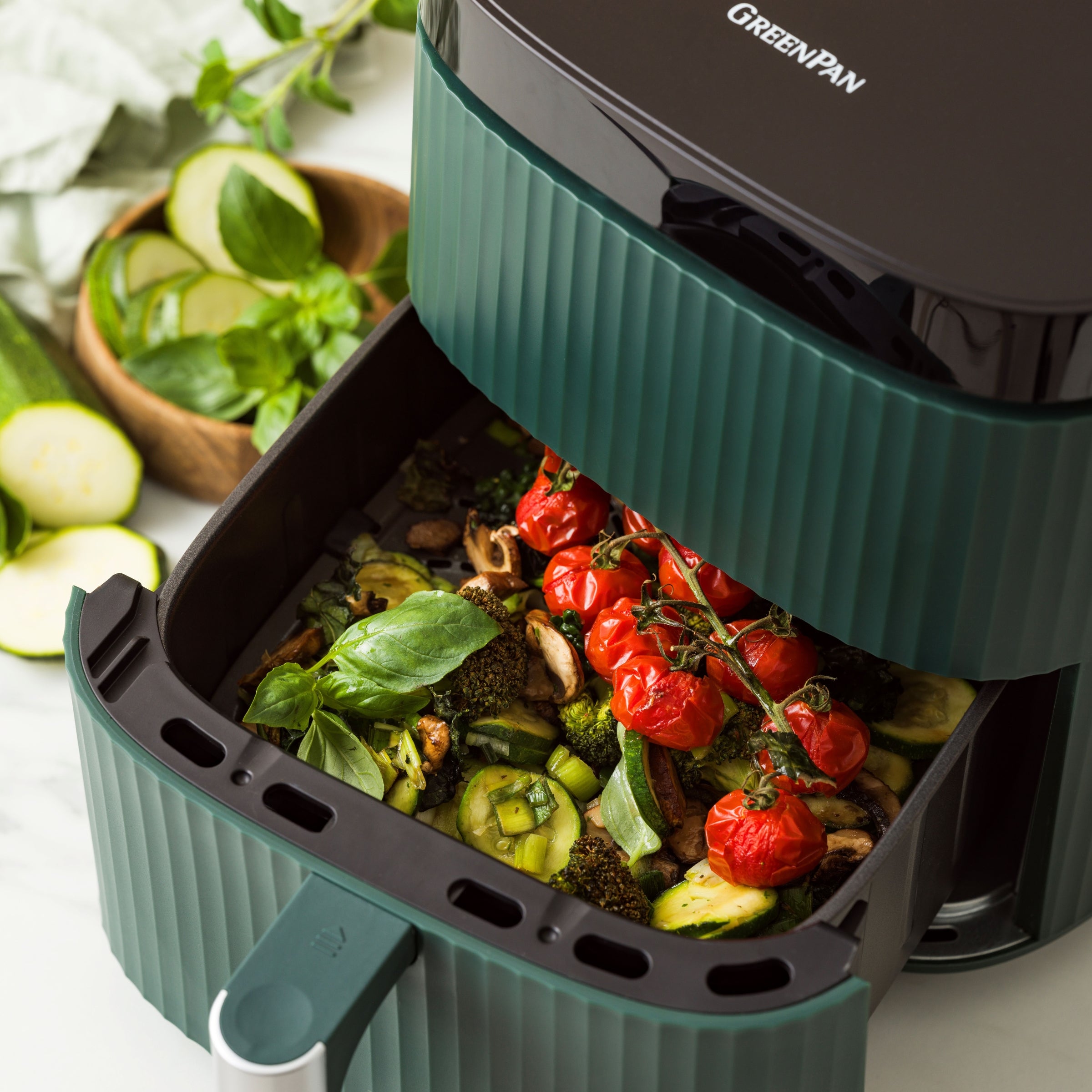 Silhouette XL Air Fryer 5L Pine Green