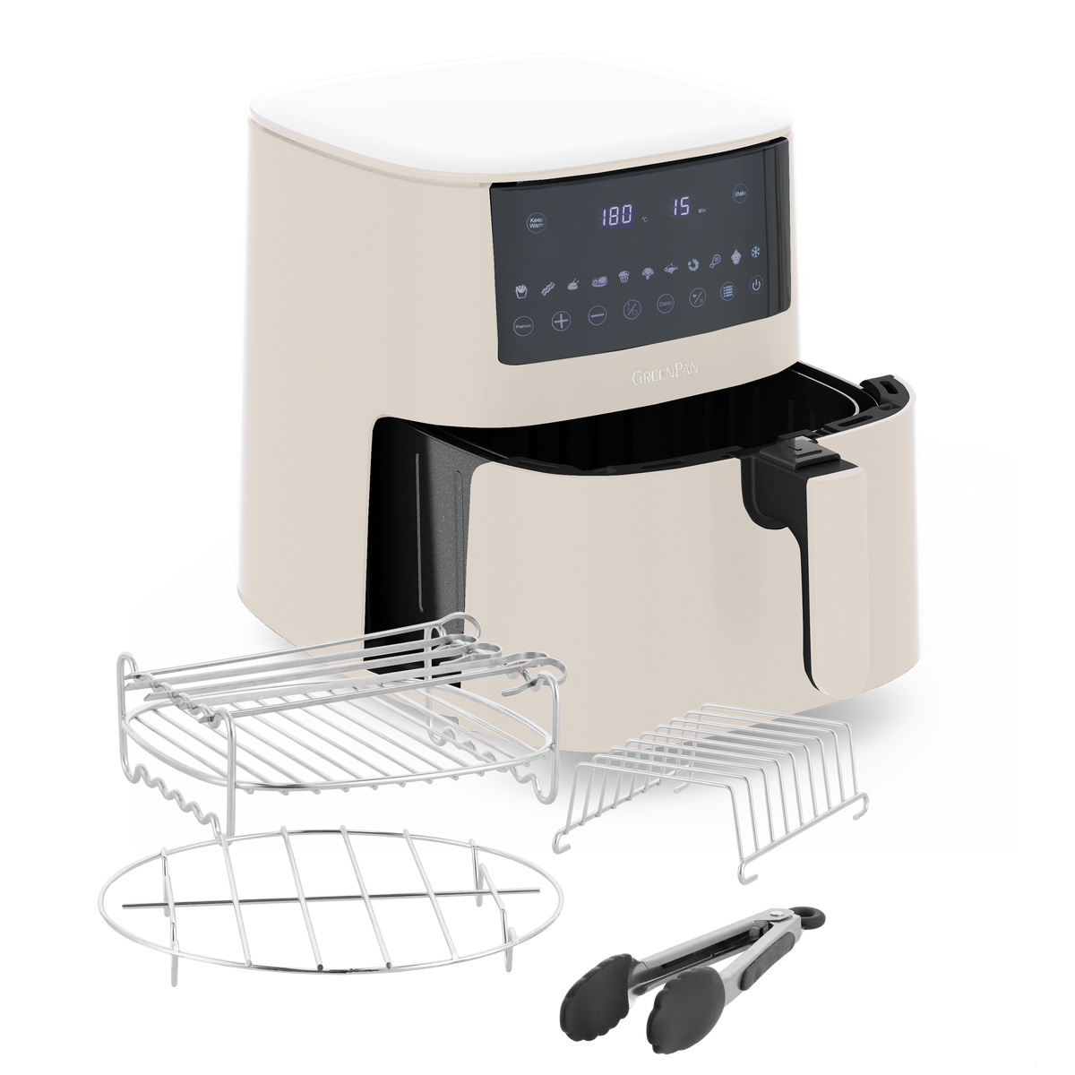XXL Airfryer Cream & grillset