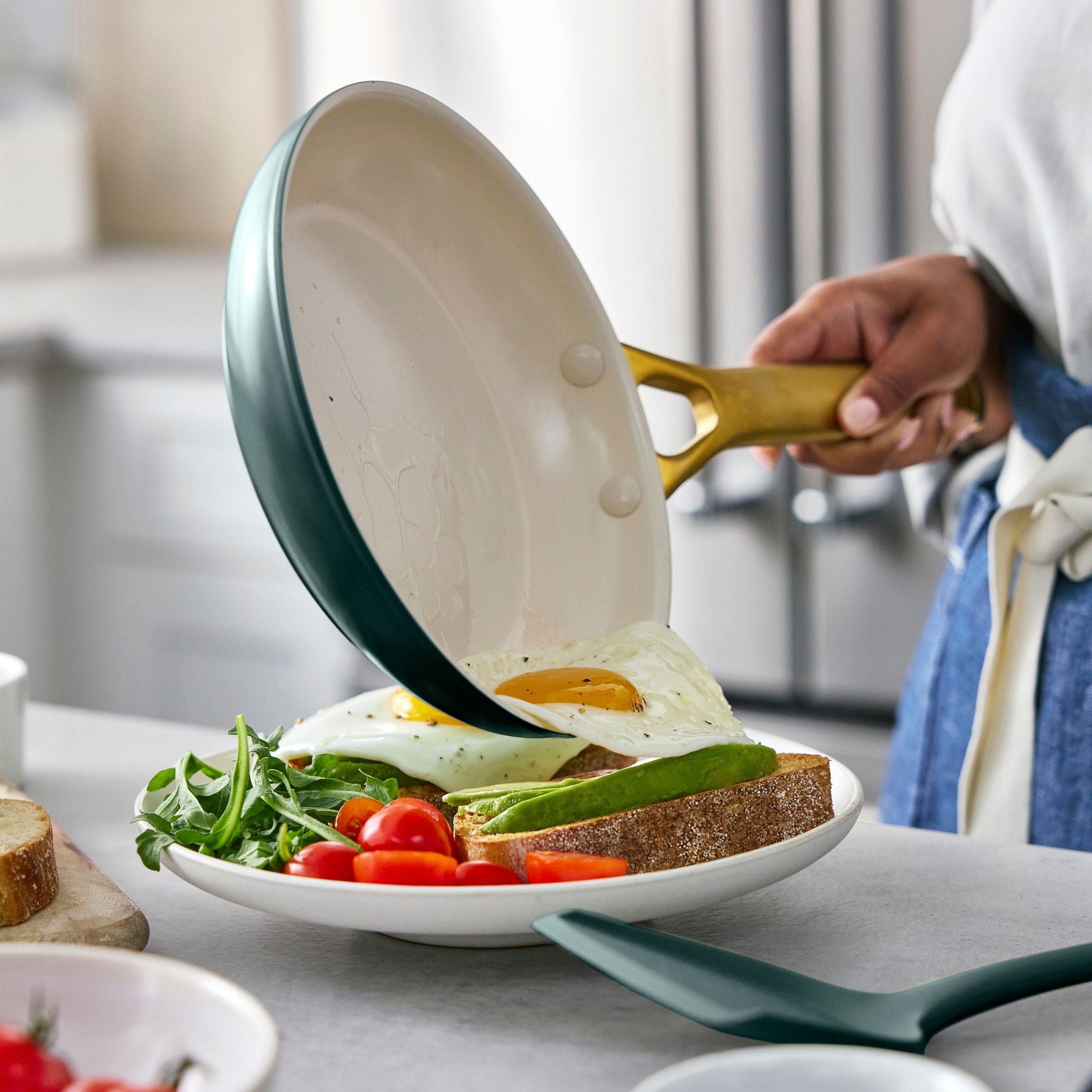 Padova Reserve 2-delige braadpannenset (20cm + 26cm) – Pine Green