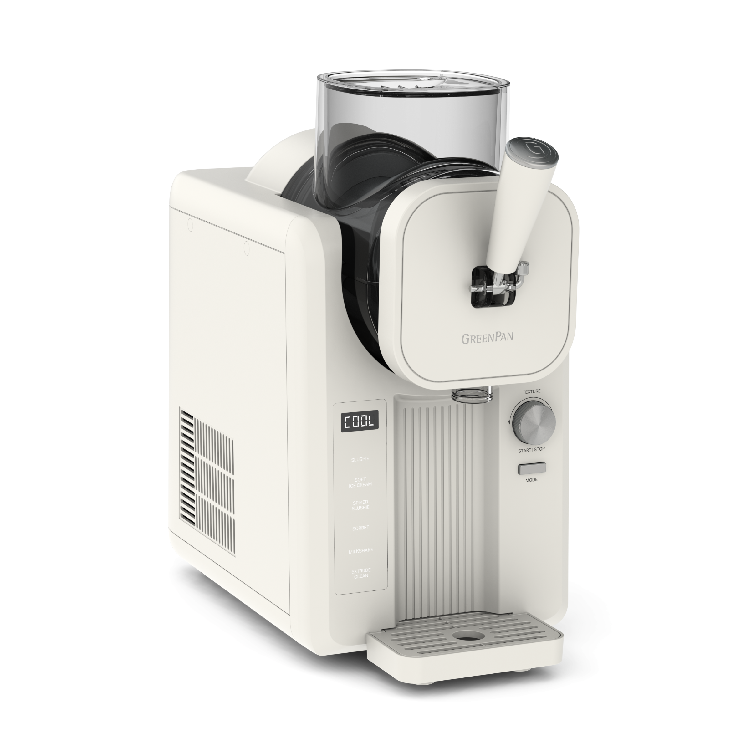 Sorbetière - Glaces à l'italienne et boissons glacées 1,87 L - Crème