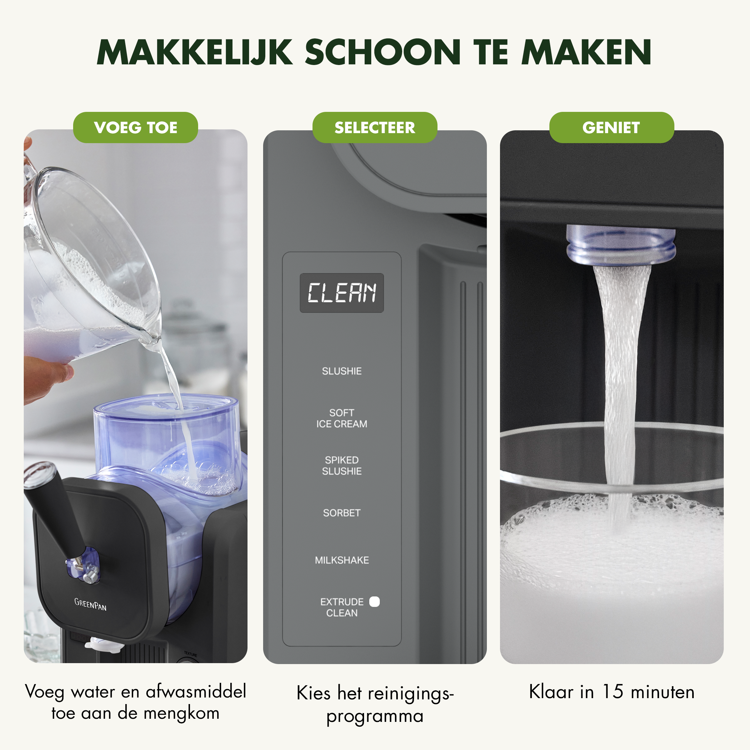 Snelle ijsmachine - Softijs & Slushies 1,87L - Grey