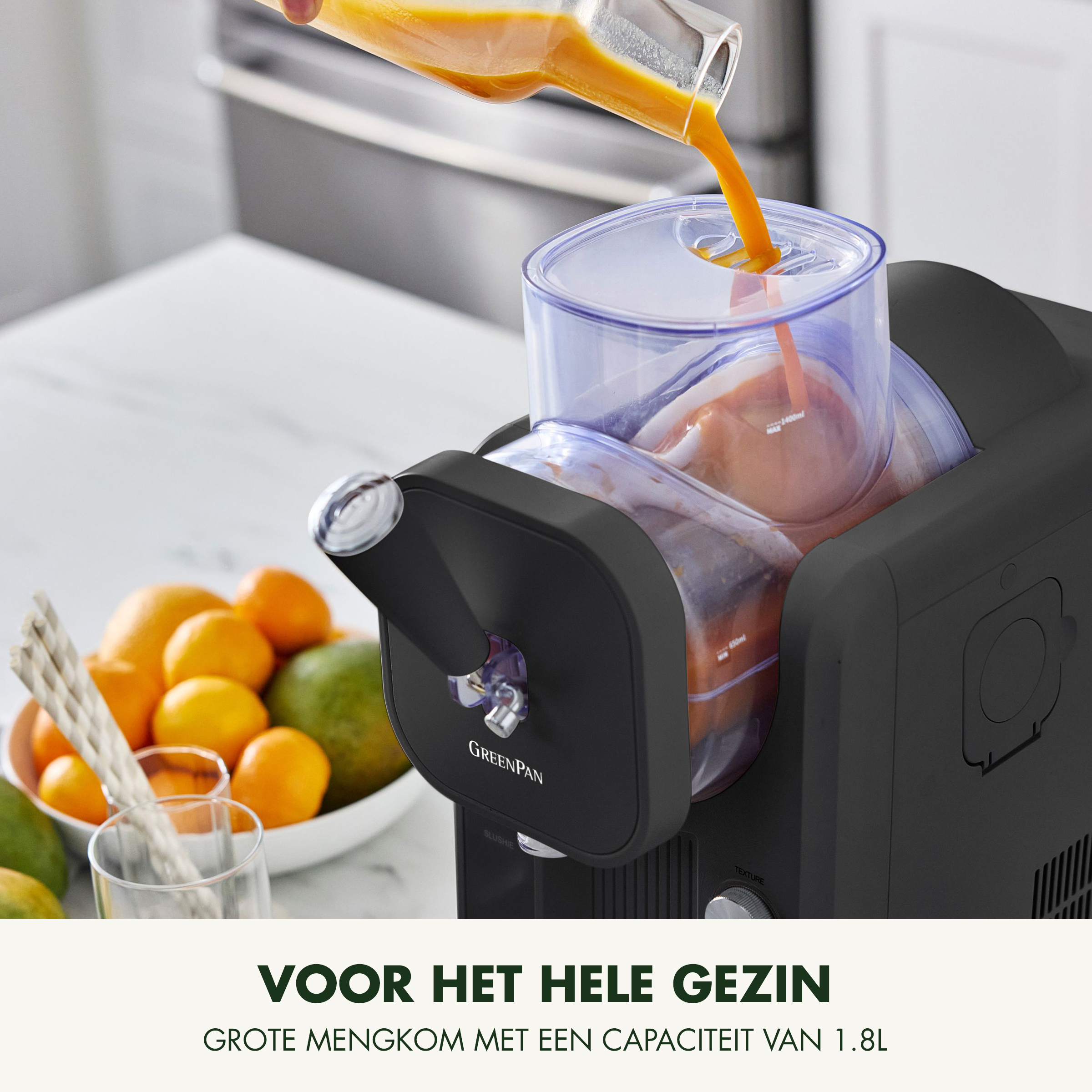 Snelle ijsmachine - Softijs & Slushies 1,87L - Grey