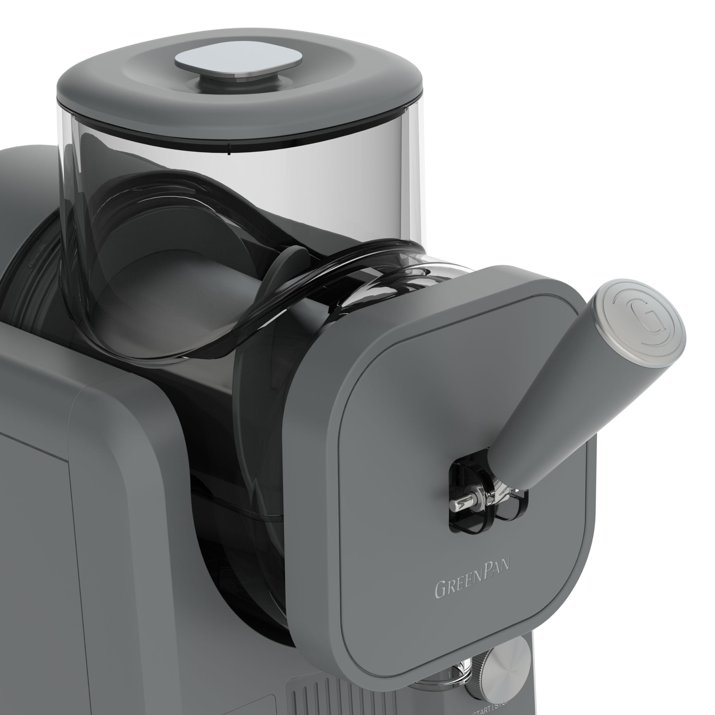 Sorbetière - Glaces à l'italienne et boissons glacées 1,87 L - Grise