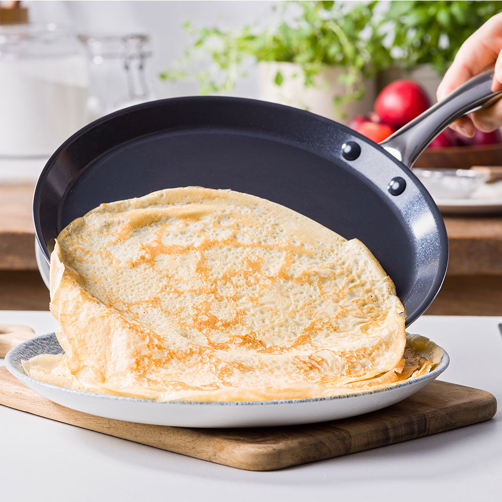 Poêle à crêpes en aluminium 28 cm