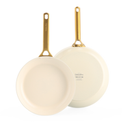 Padova Pro Cream 2-delige braadpannenset ( 24 + 28cm )