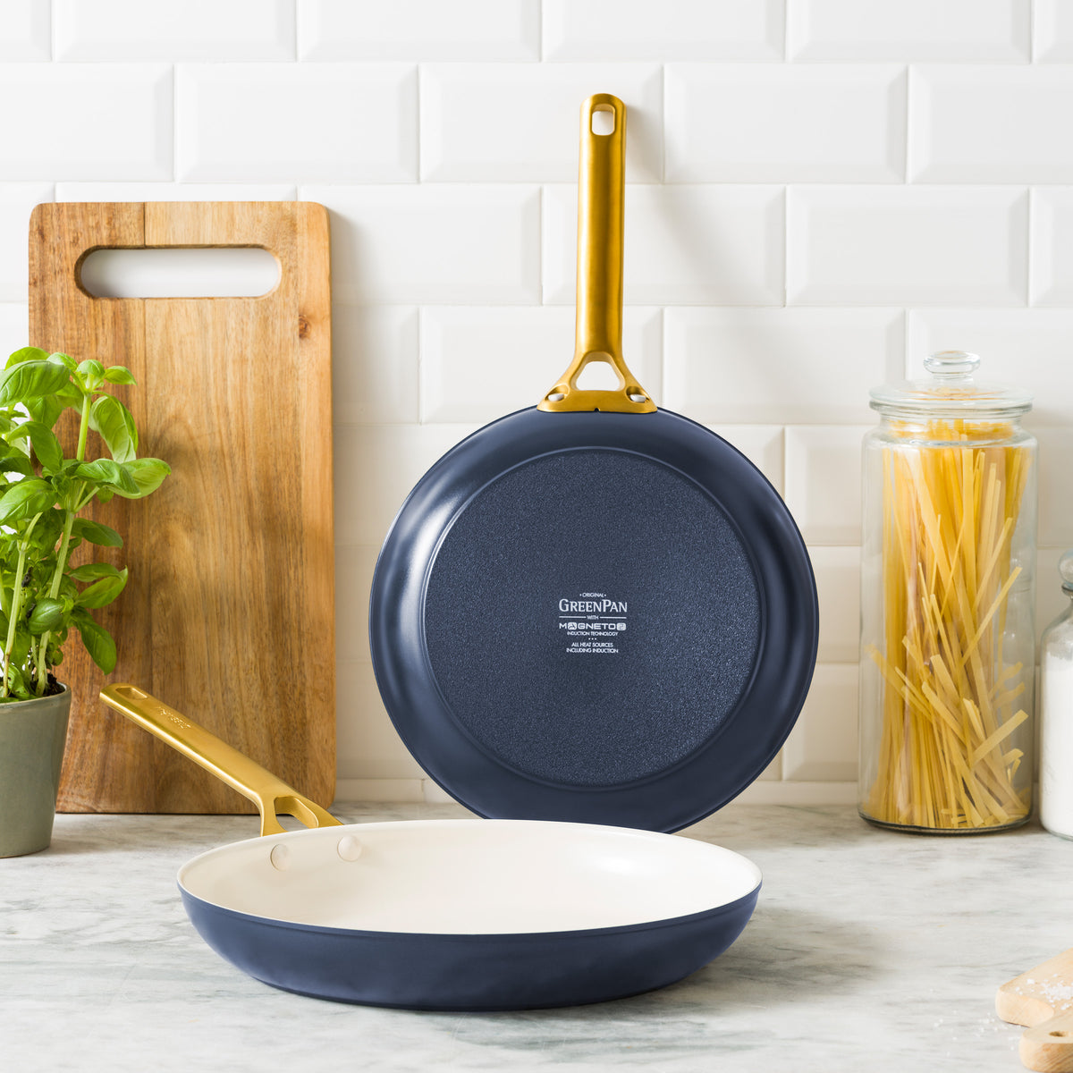 Padova Pro Oxford Blue 2-delige braadpannenset ( 24 + 28cm )