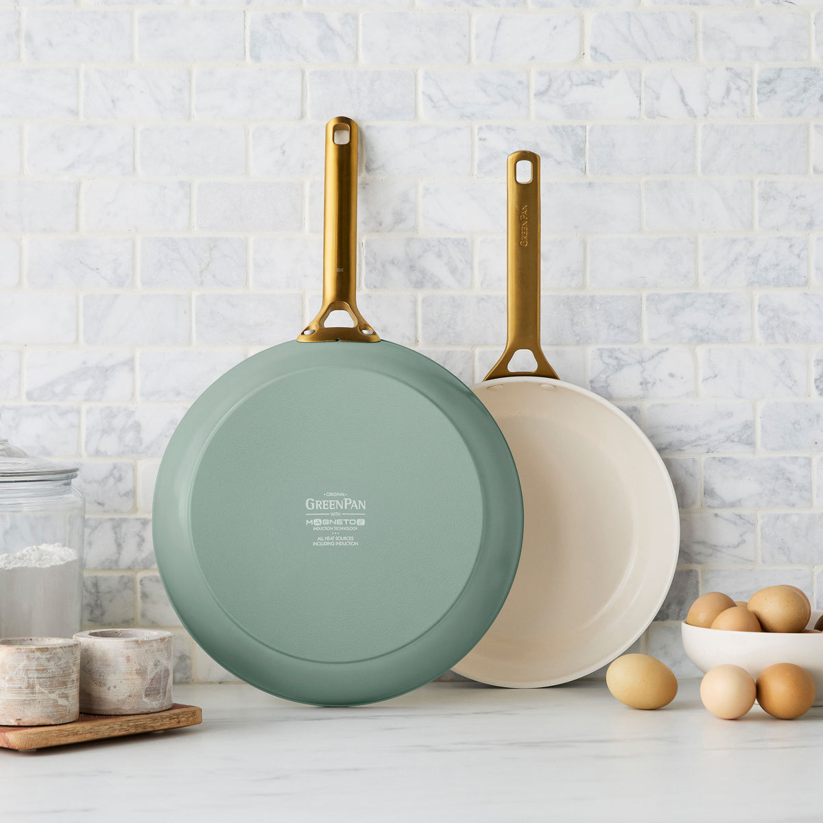 Padova Pro Green 2-delige braadpannenset ( 24 + 28cm )