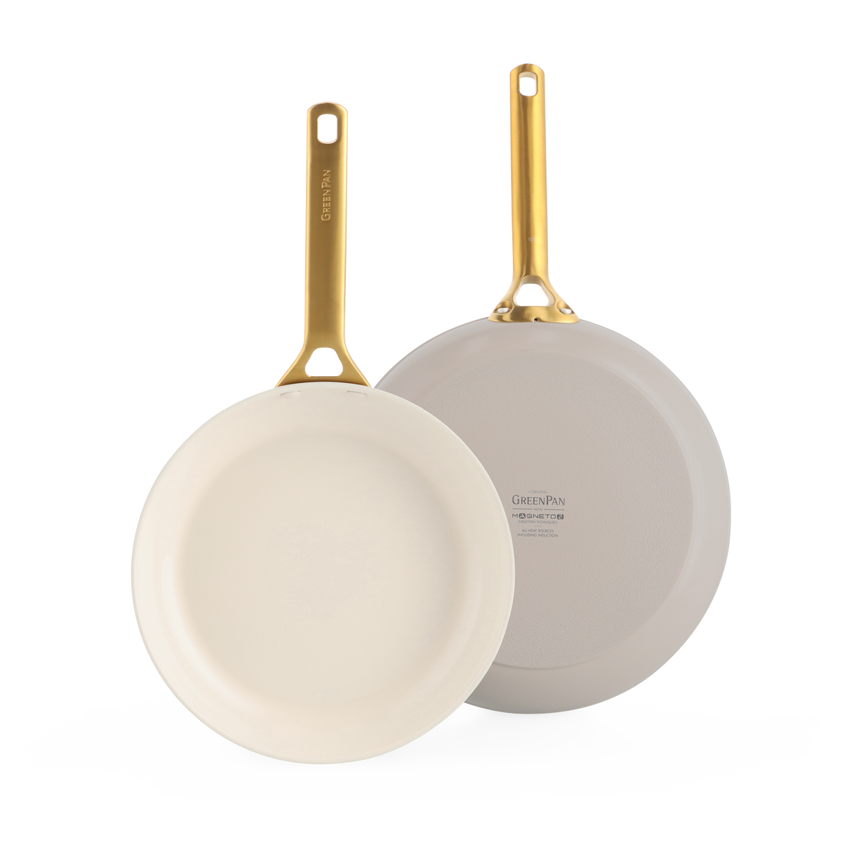 Padova Pro Taupe 2-delige braadpannenset ( 24 + 28cm )
