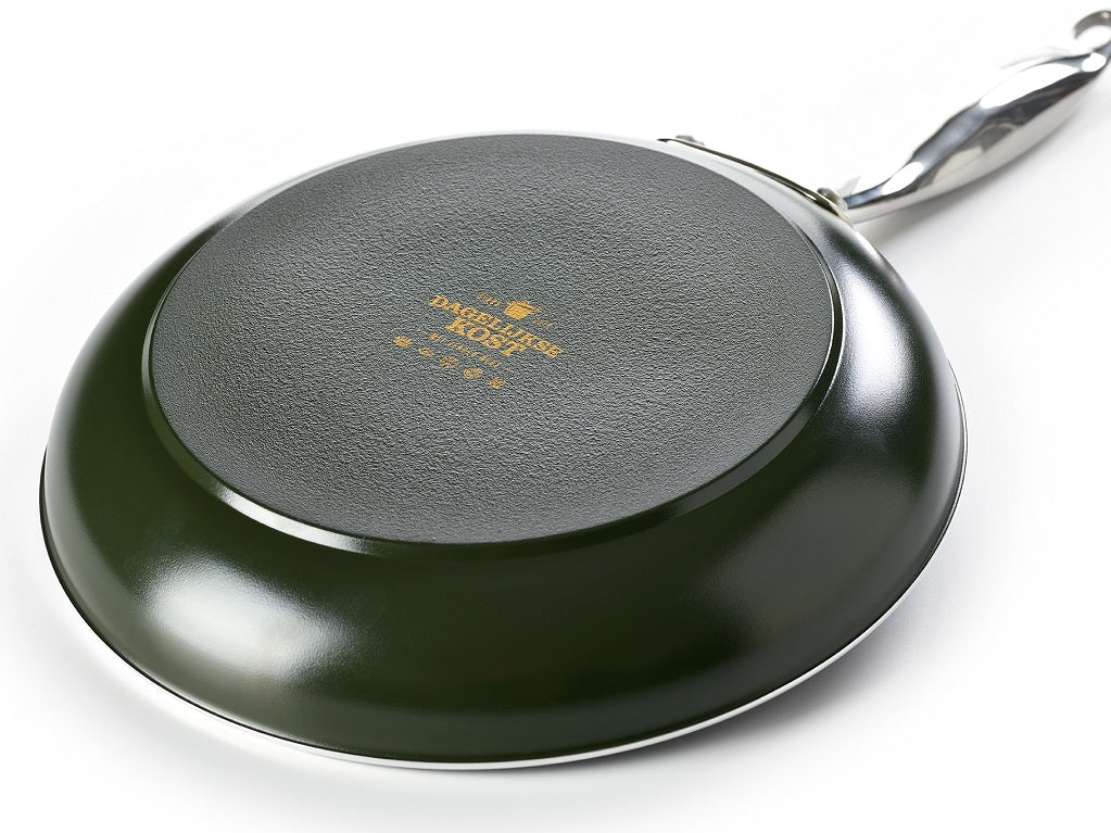 Dagelijkse kost braadpan 20cm groen onderaanzicht