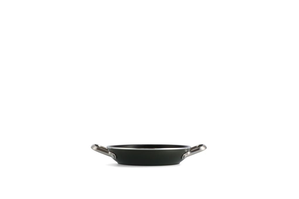 Dagelijkse kost braadpan met 2 zijgrepen 20cm groen zijaanzicht