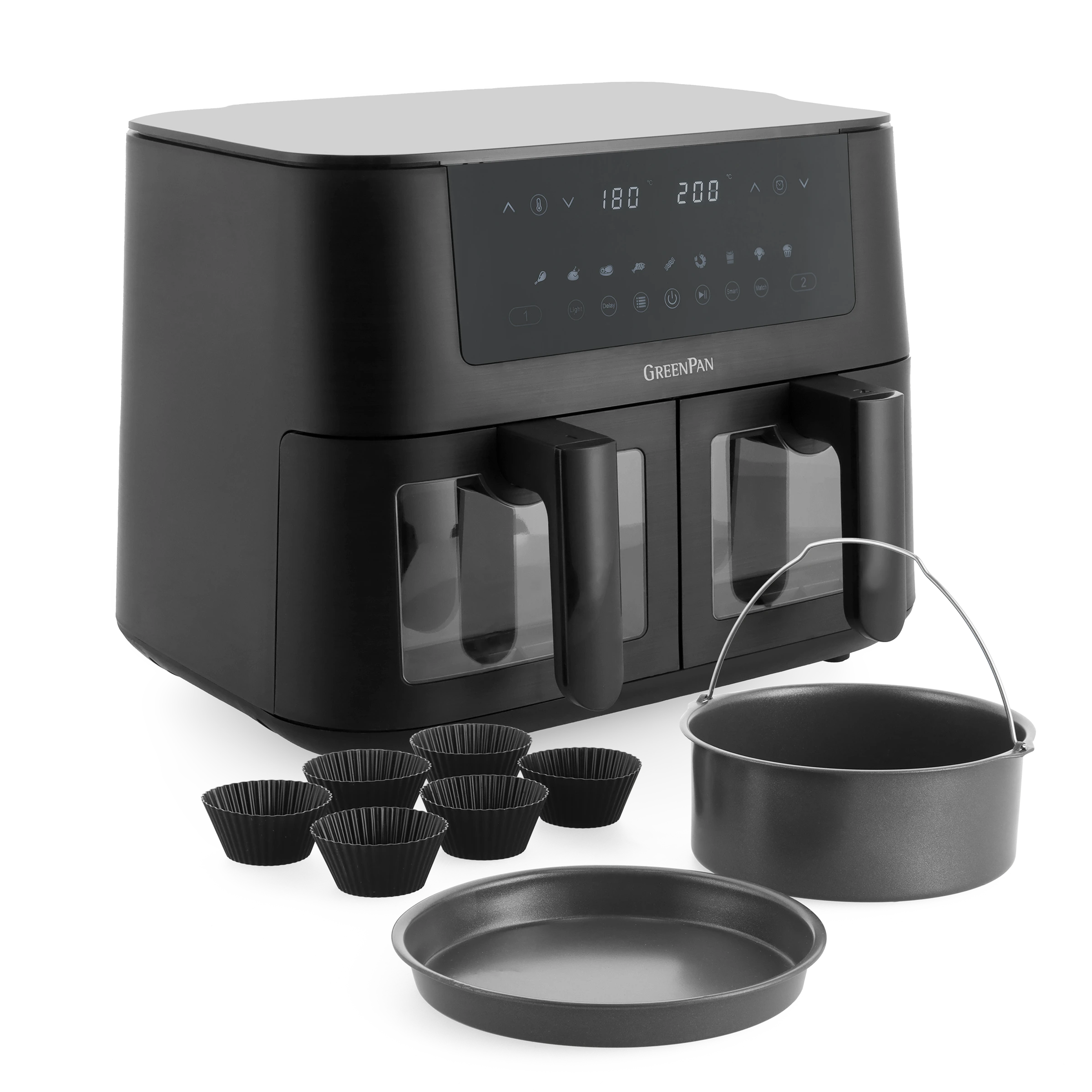 Double Air Fryer & baking set