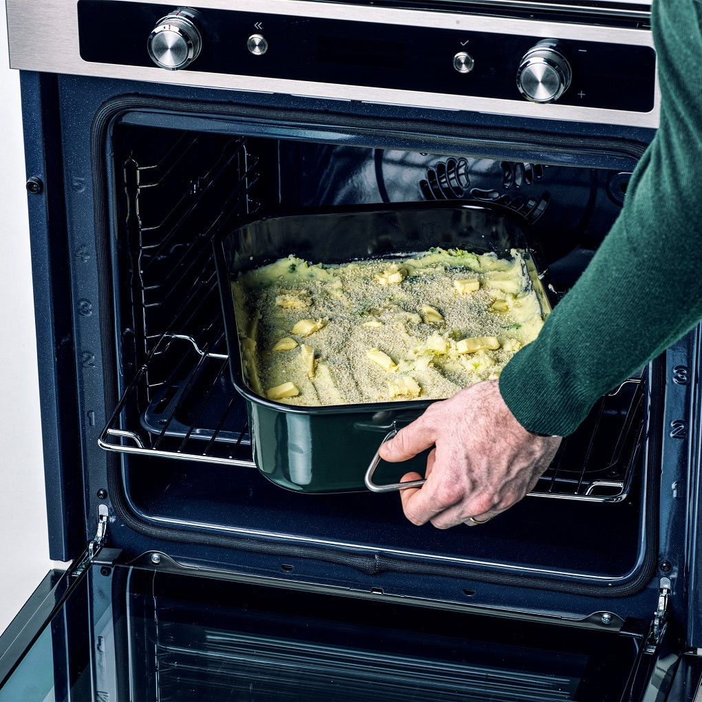 Dagelijkse kost braadslede 37,5cm groen in oven