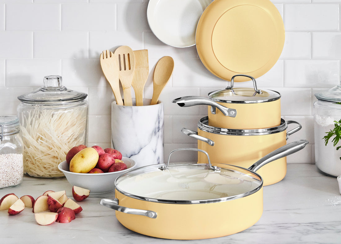 Greenpan Artisan Braadpan Koekenpannen Keramisch inductie pfas-vri vooraanzicht