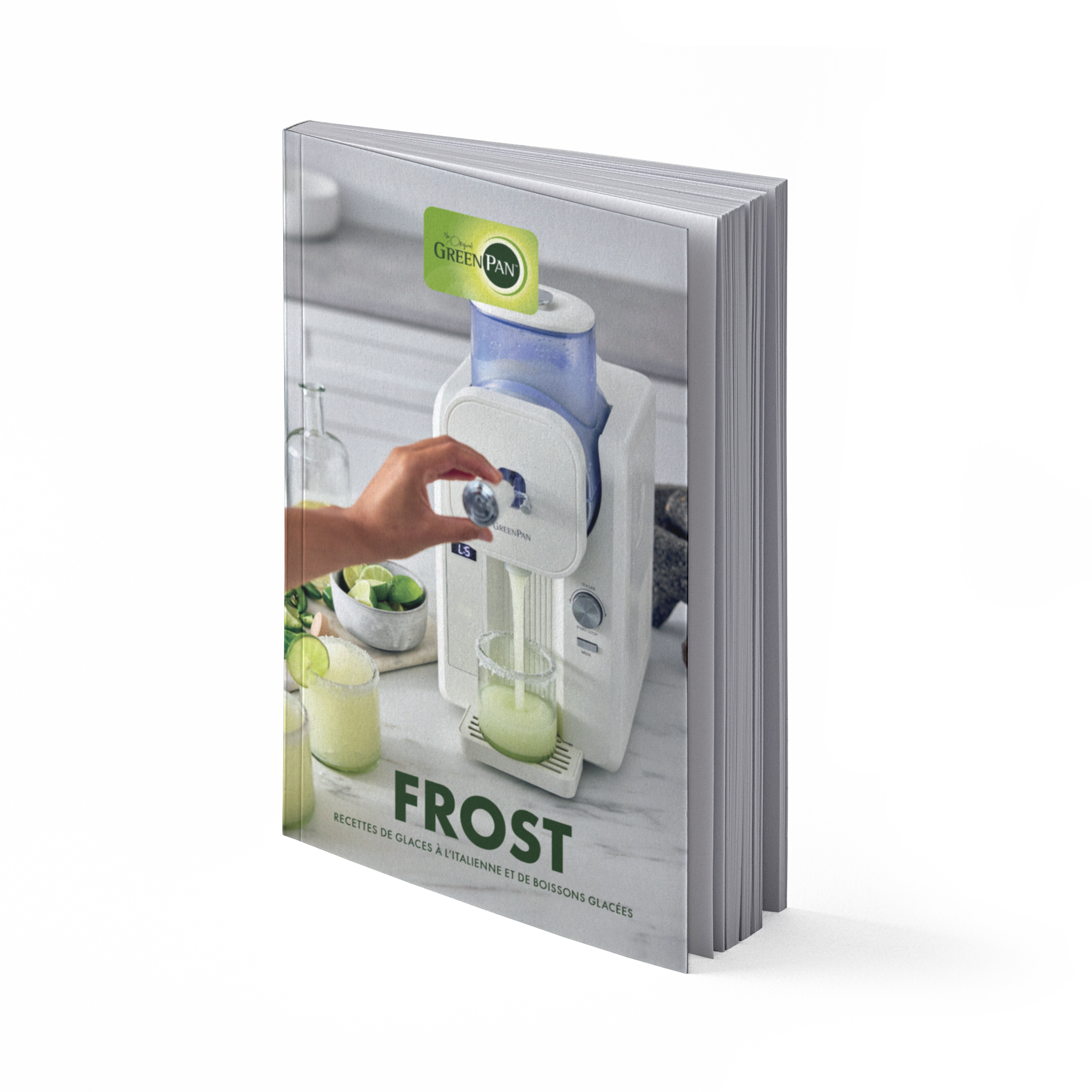 Sorbetière - Glaces à l'italienne et boissons glacées 1,87 L - Grey + livre de recettes en néerlandais