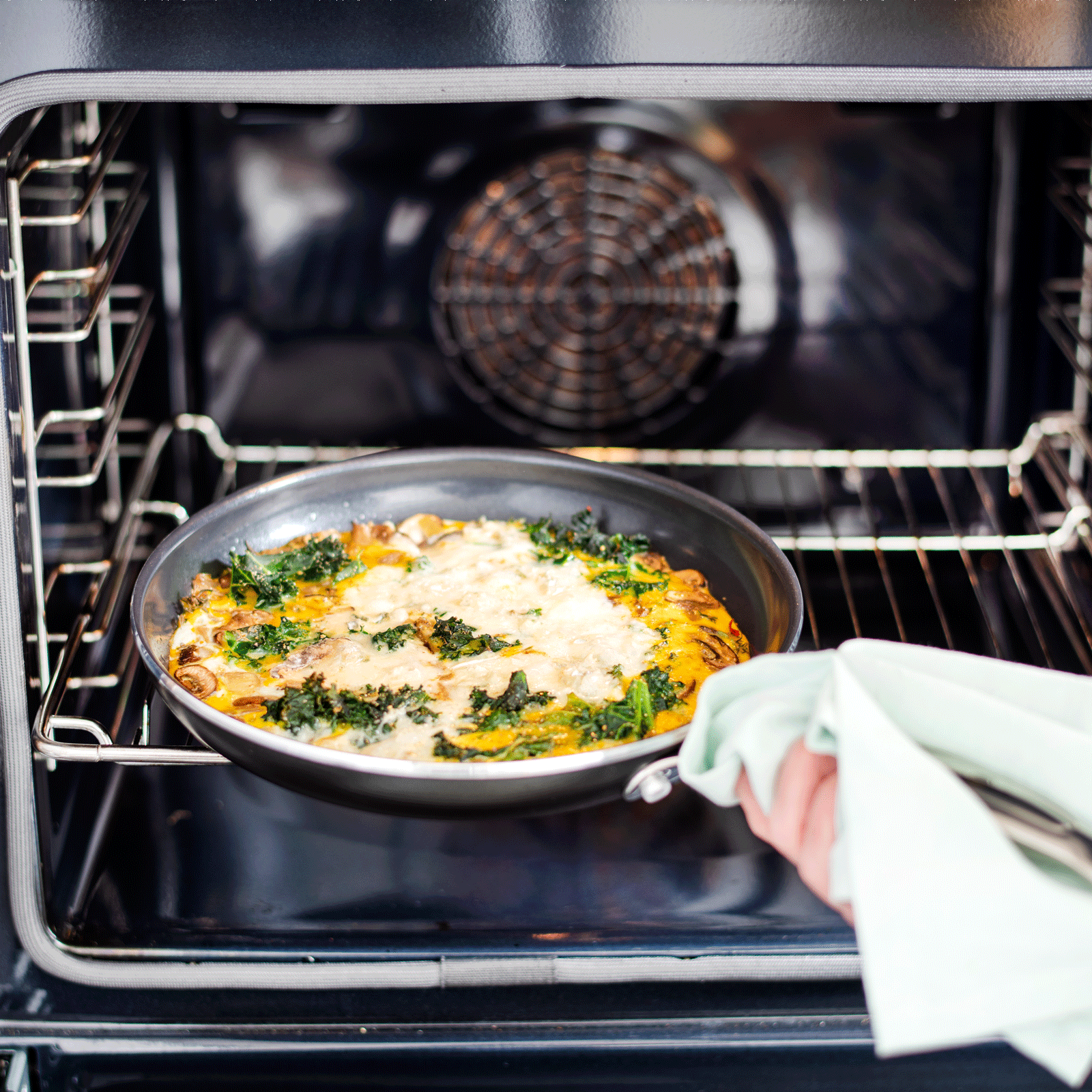 Greenpan wokpannen Brussels 28cm Keramisch inductie pfas-vri vooraanzicht 