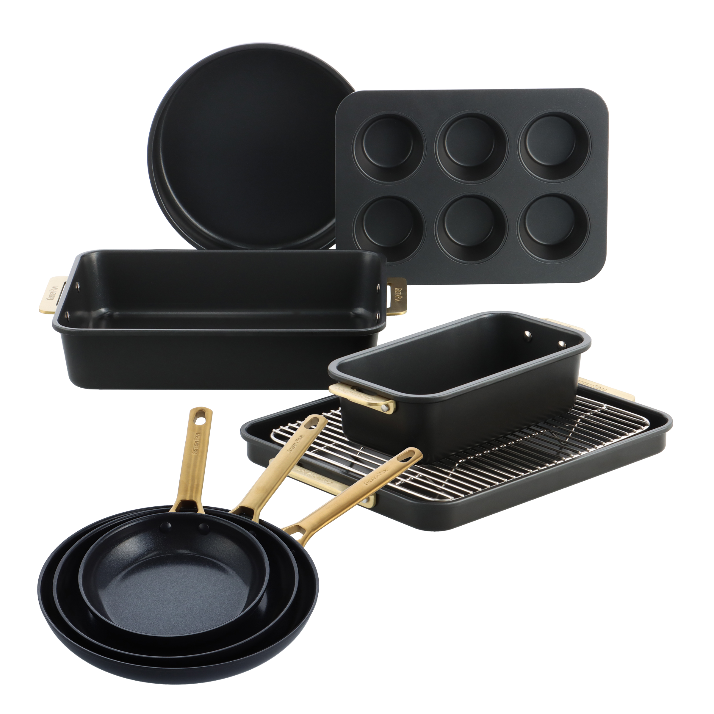 Padova Reserve 9-delige set Gold & Black