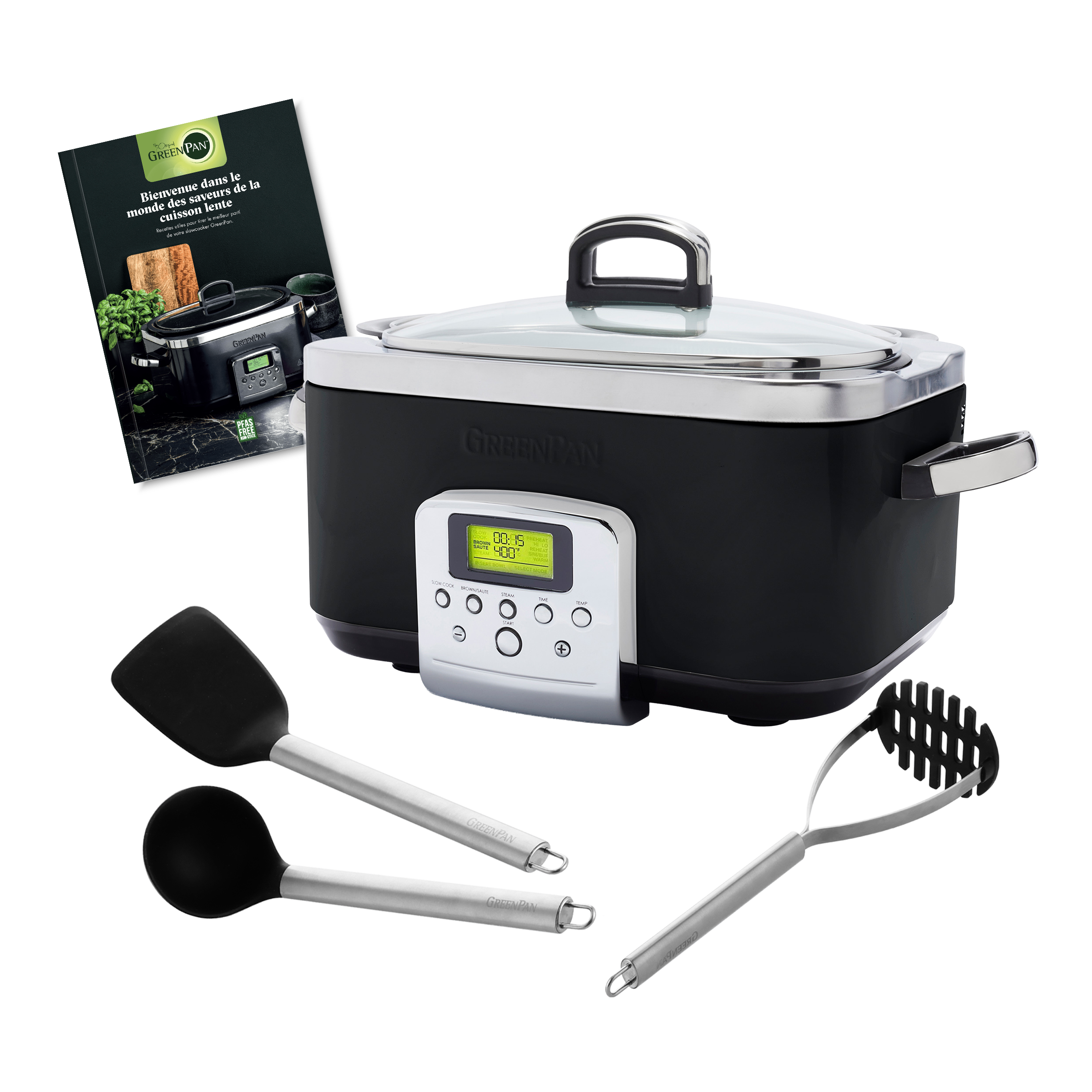 Slowcooker Black set (Frans)