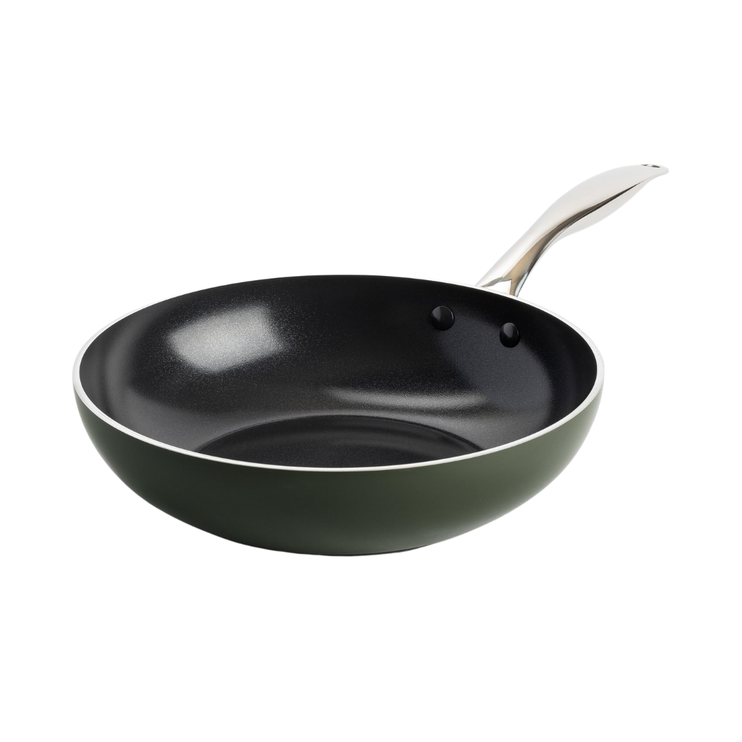 Dagelijkse kost wok 28cm 3,69L groen