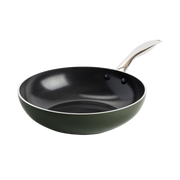 Dagelijkse kost wok 28cm 3,69L groen