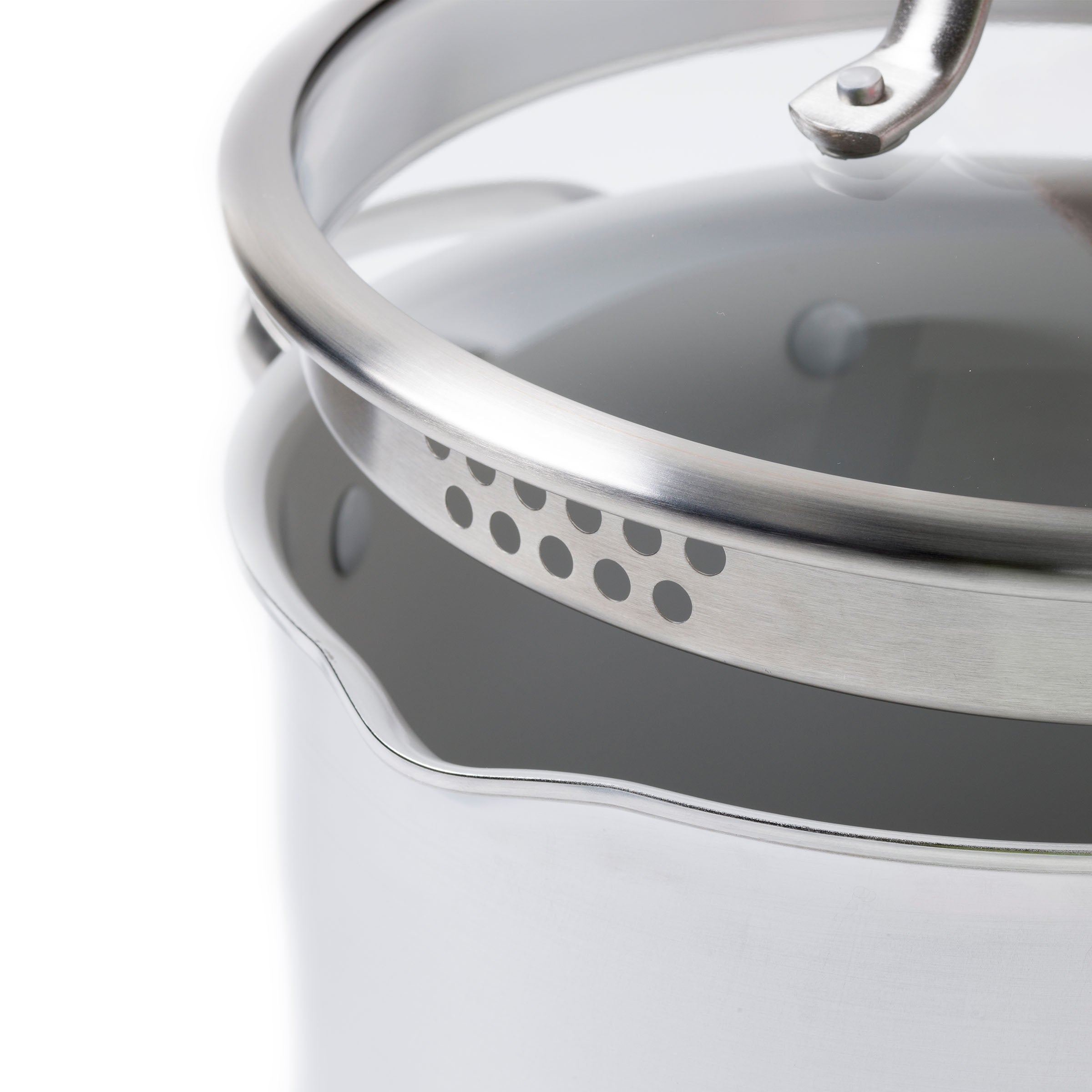Greenpan Kookpotten Venice pro evershine Keramisch inductie pfas-vri zijaanzicht 