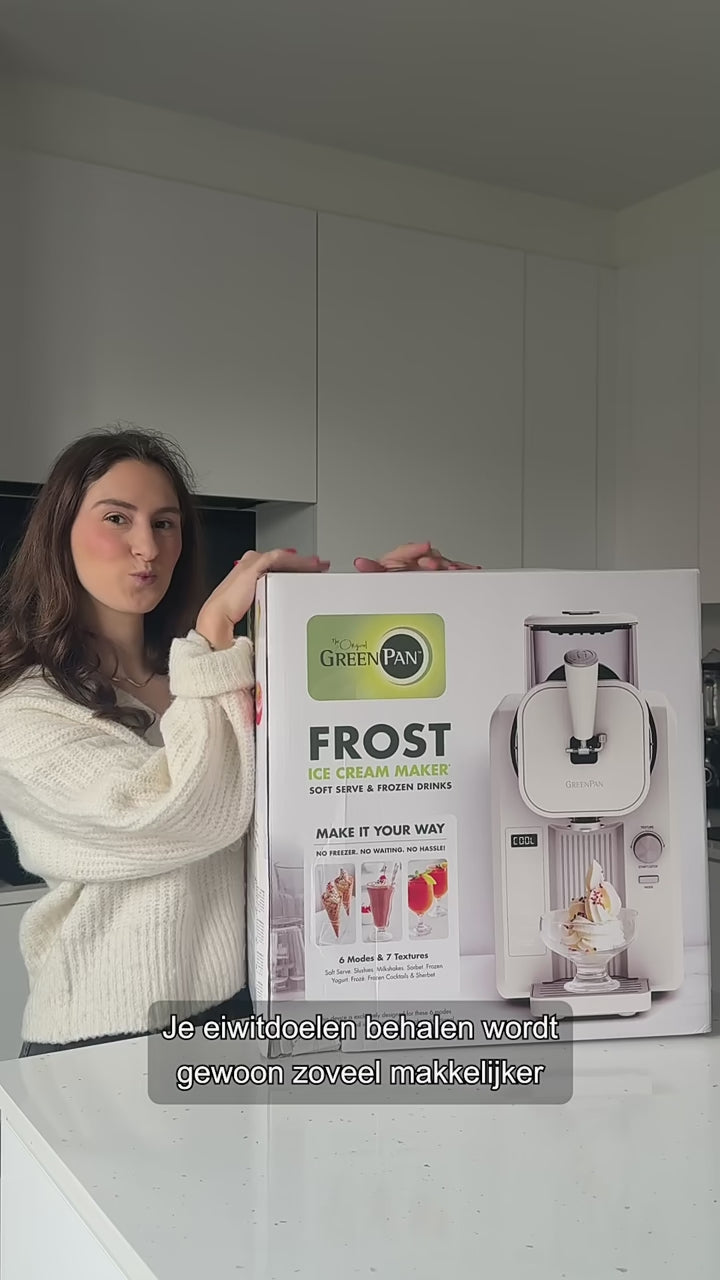 Charger la vidéo : Sorbetière + Receptenboek (NL) | Glaces à l'italienne et boissons glacées 1,87 L - Crème