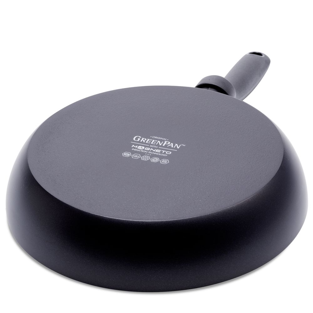 Torino 3-delige Braadpannenset 20+24+28cm zwart onderaanzicht 