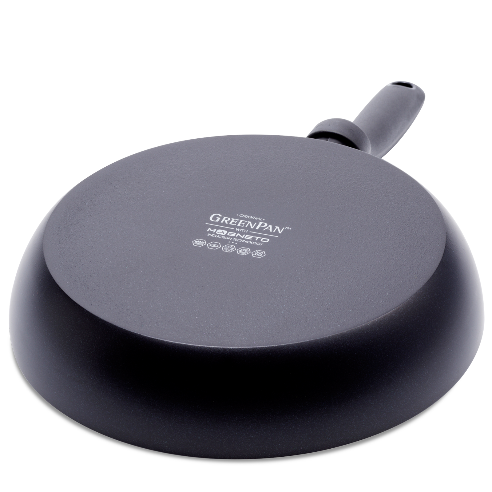 Torino Wok 28cm zwart onderaanzicht