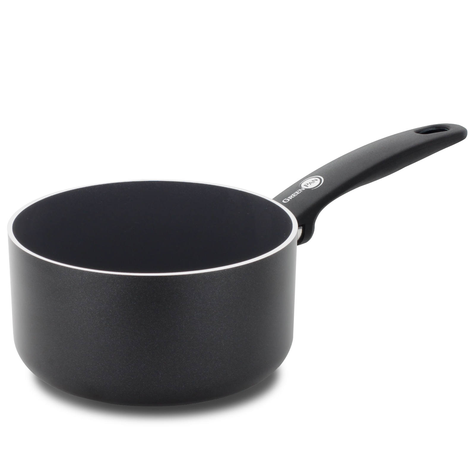 Cambridge Black Steelpan 16cm zwart zijaanzicht