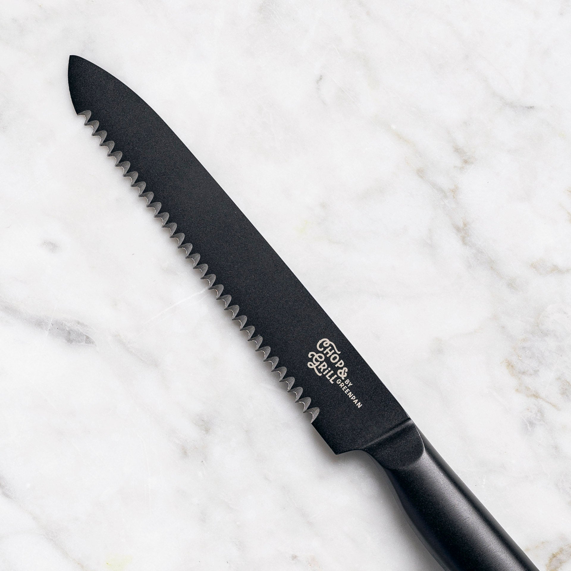 Chop & Grill Multifunctioneel mes zwart