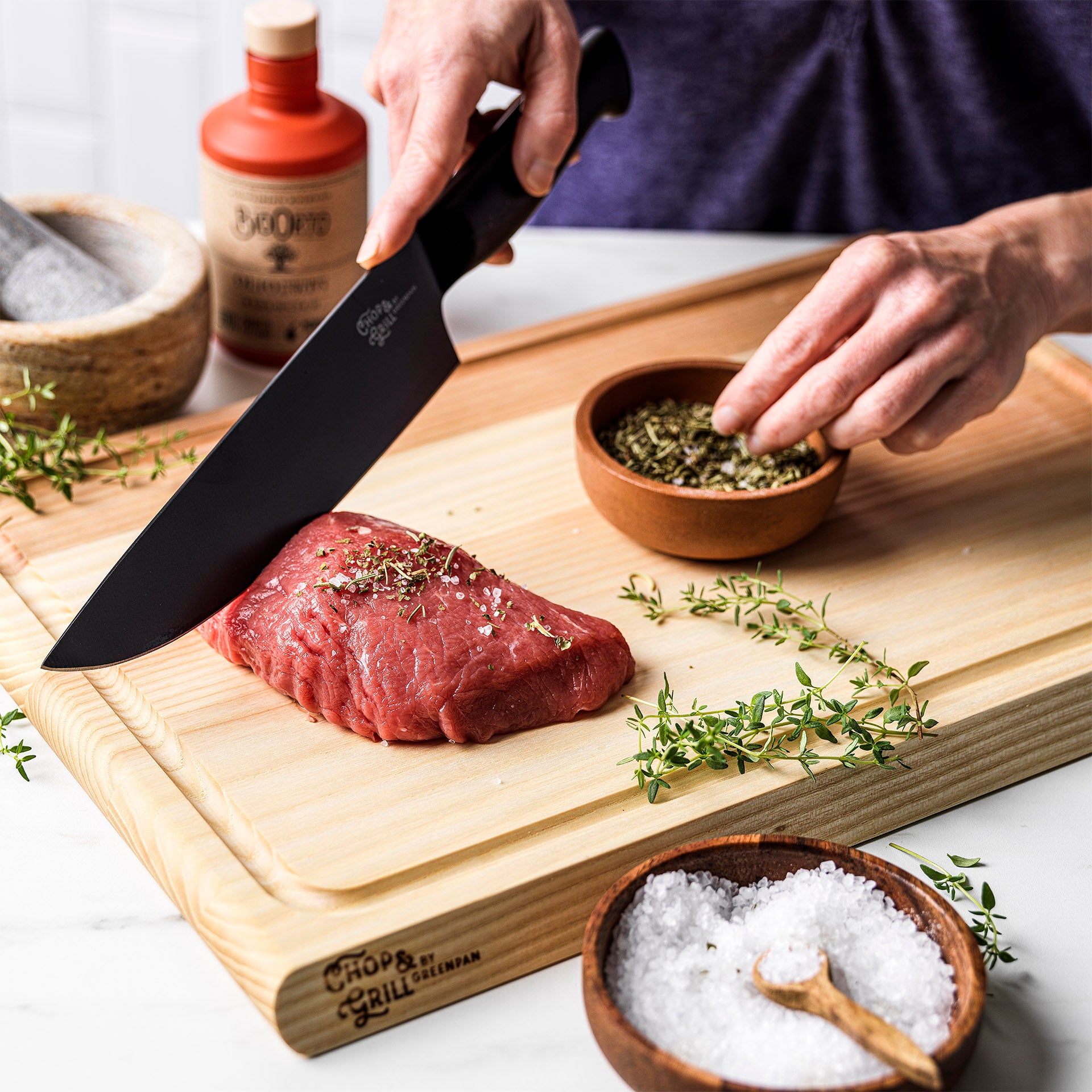 Chop & Grill Snijplank hout vlees