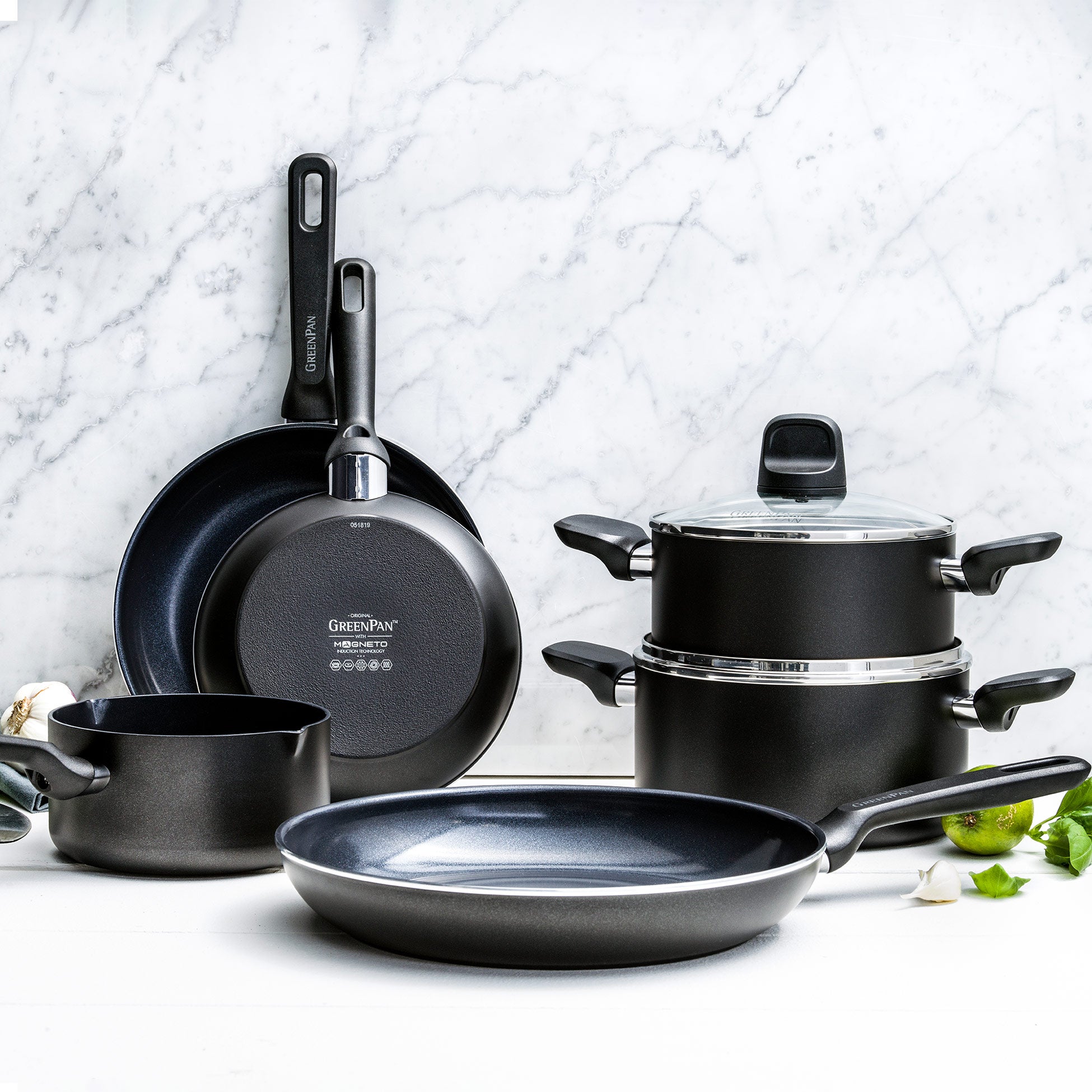 Memphis vierkante Grillpan 28cm zwart collectie
