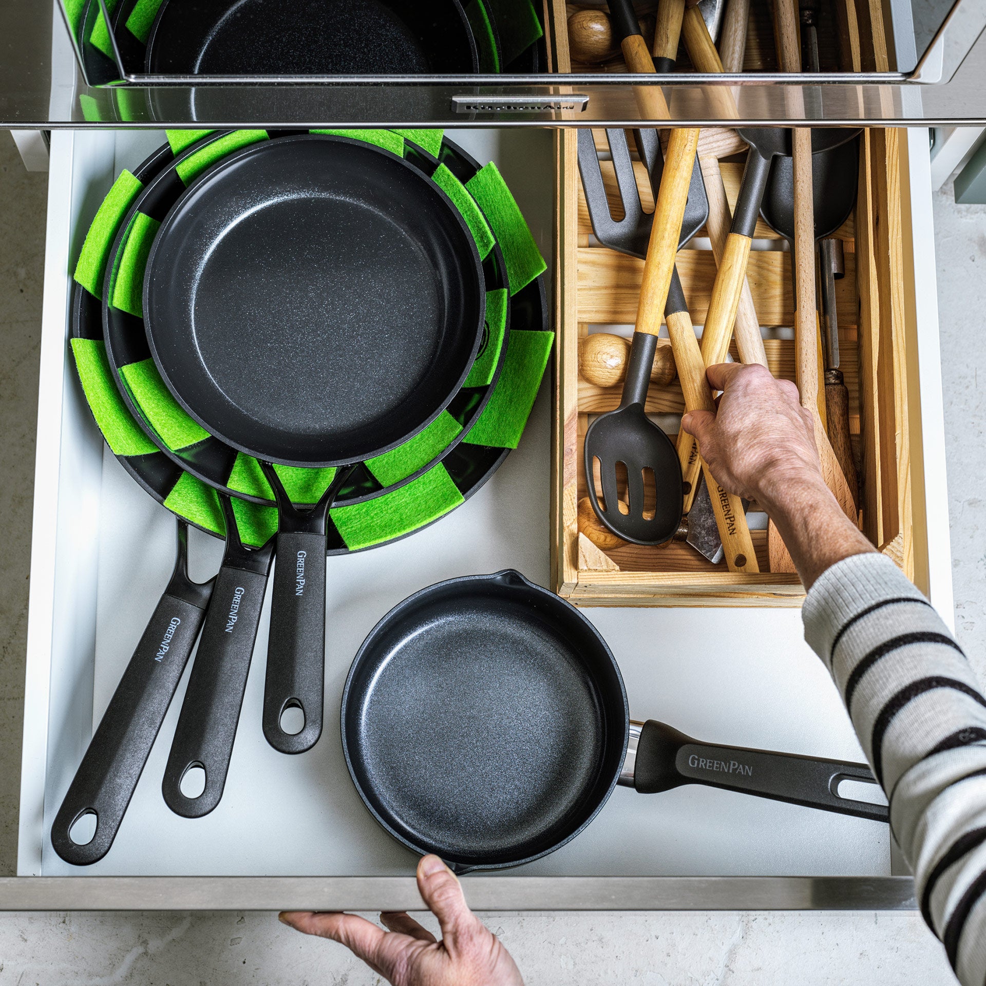 Smart Collection Braadpan 15,5cm zwart opbergen