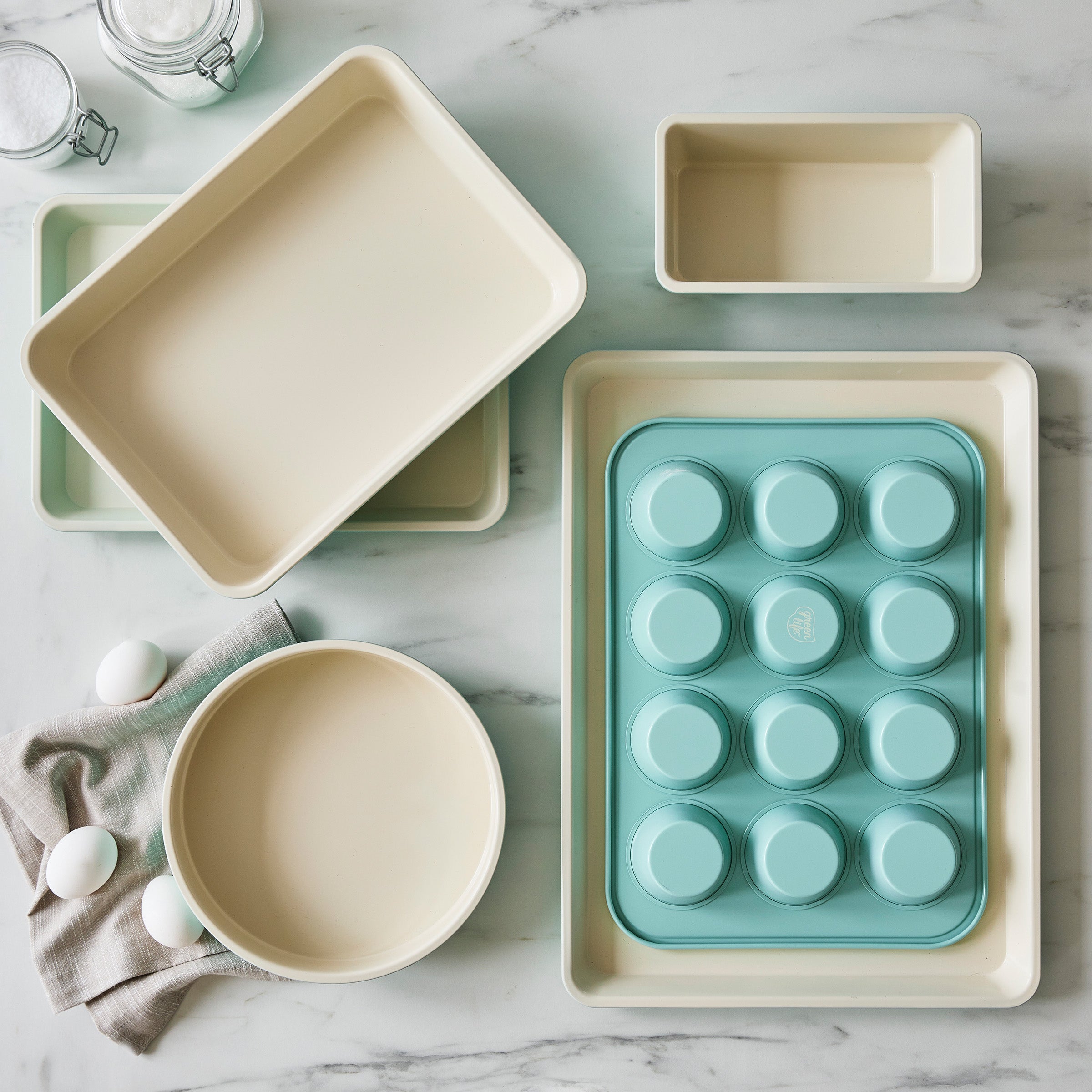 Contour Turkoois Rechthoekige Cakevorm collectie